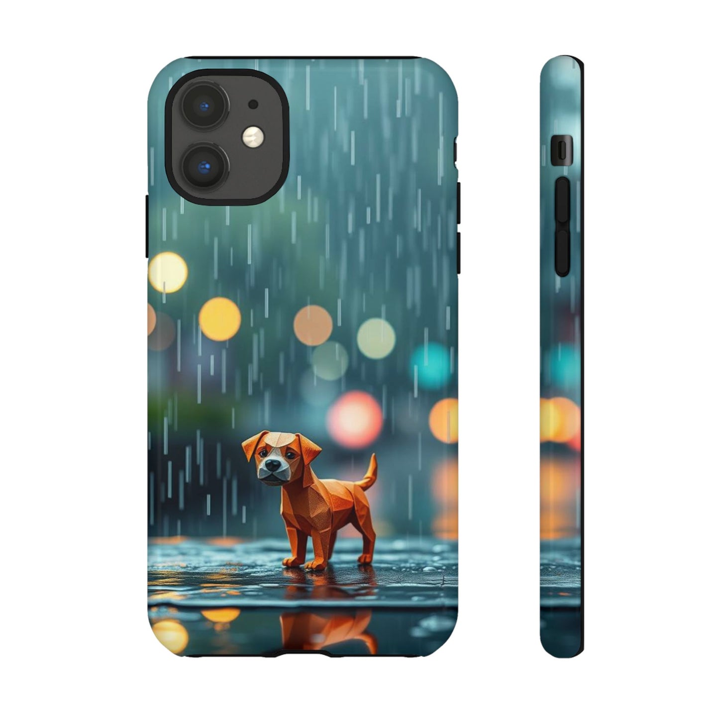 Origami 'Soggy Dog' Design Phone Case