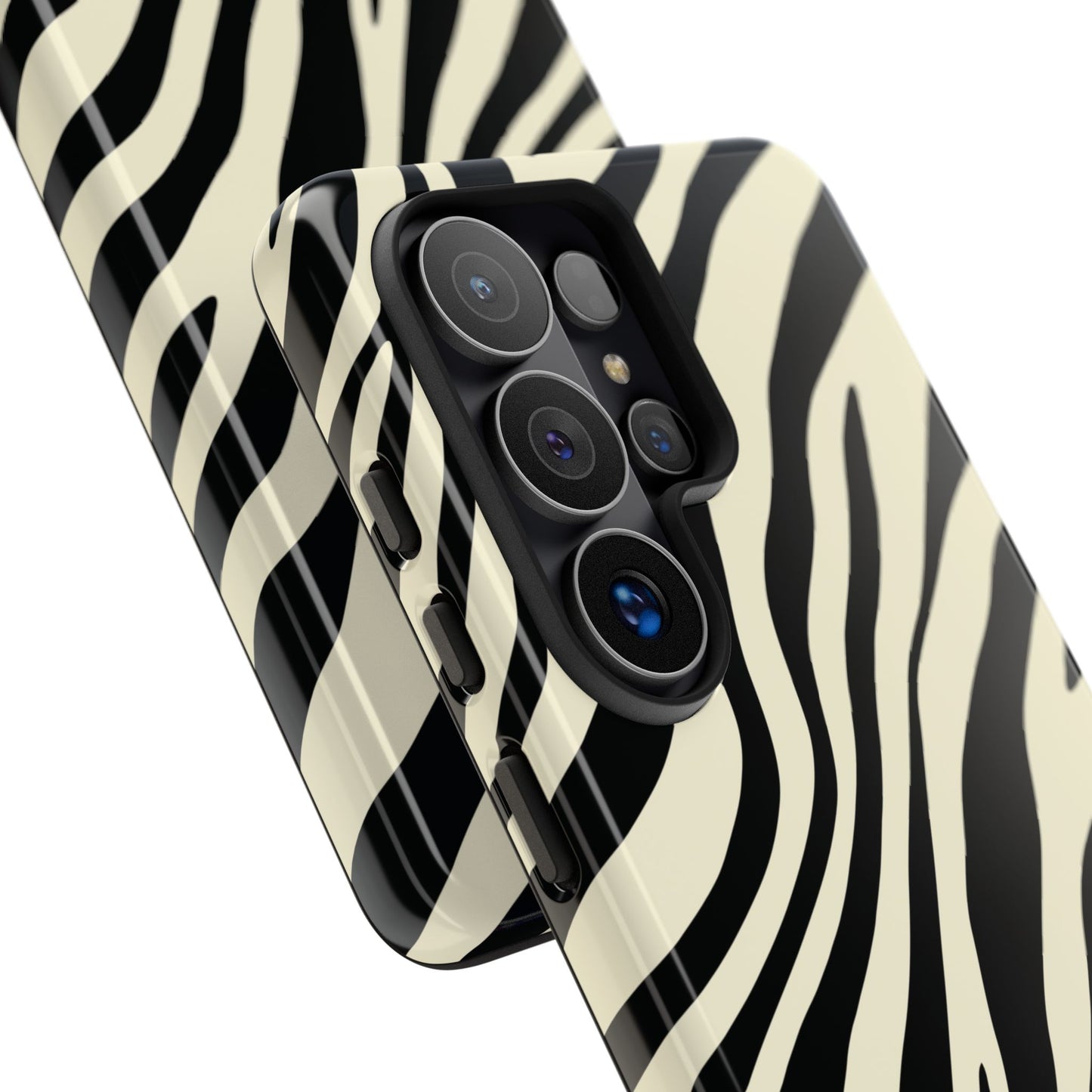 Modern Neutral Zebra Print Phone Case