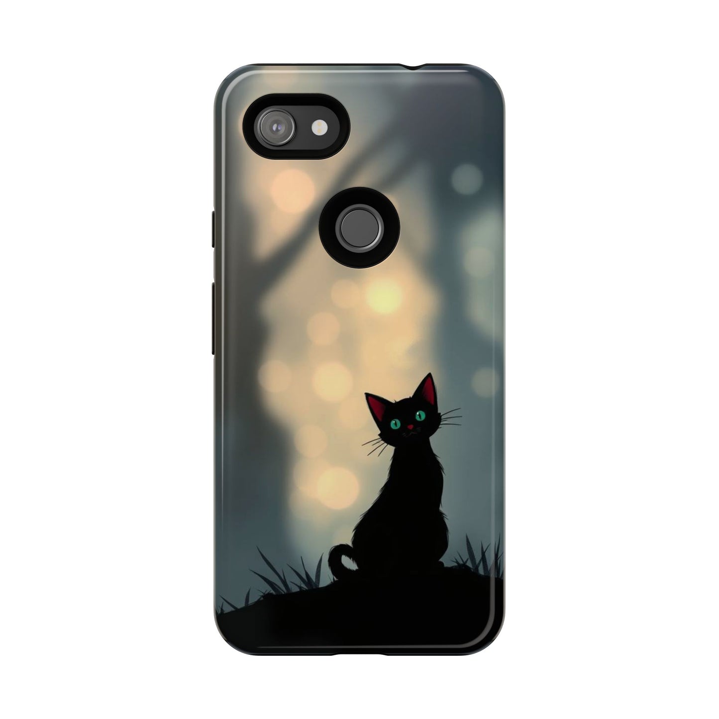 Gothic Cat Design Phone Case