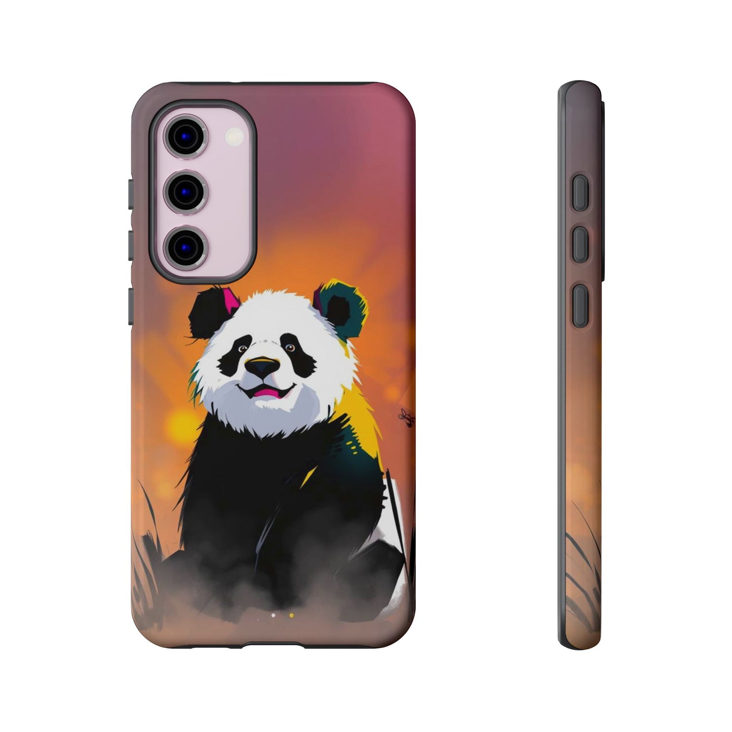 Pop Art Panda Design Phone Case