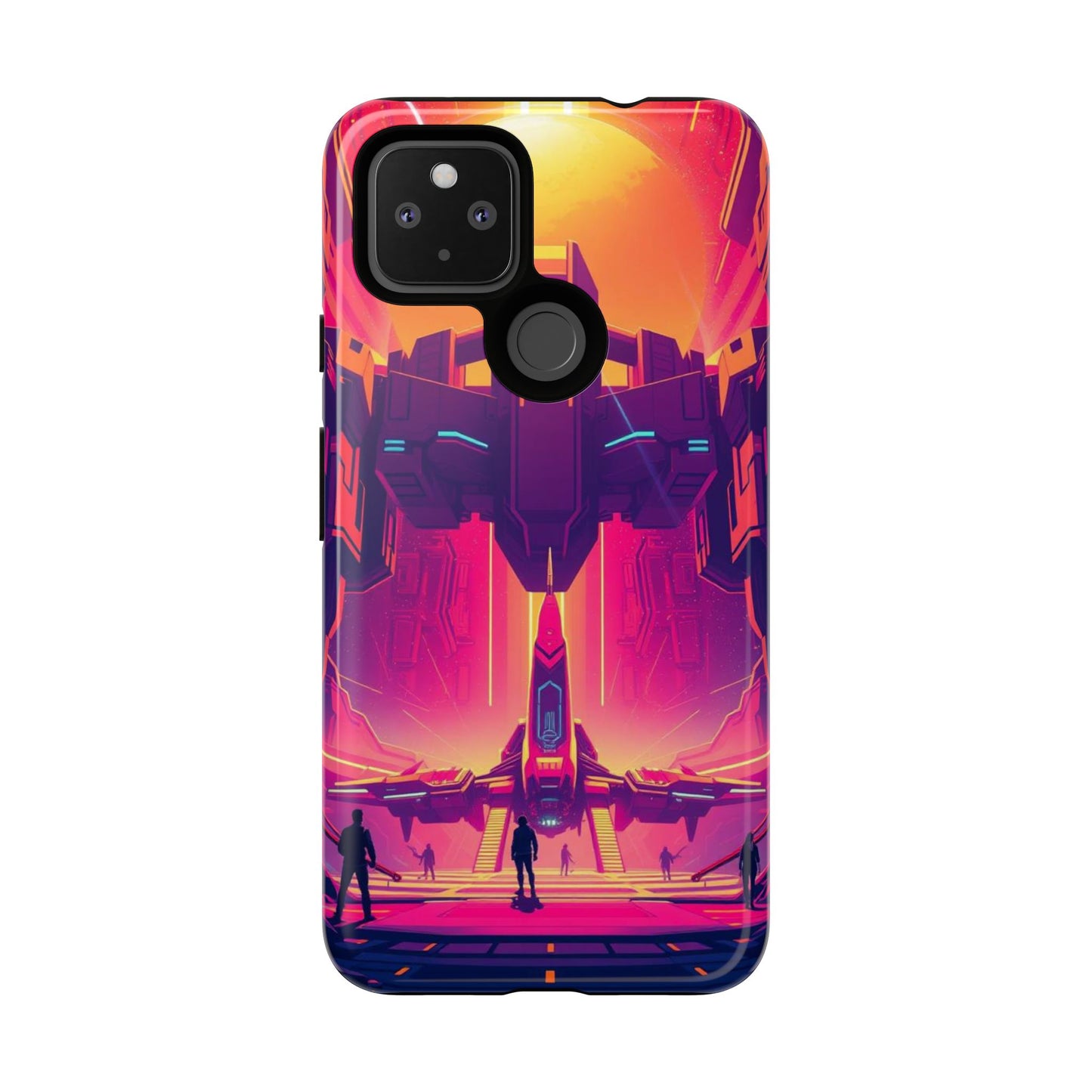 Alien Landing Pad Design Phone Case