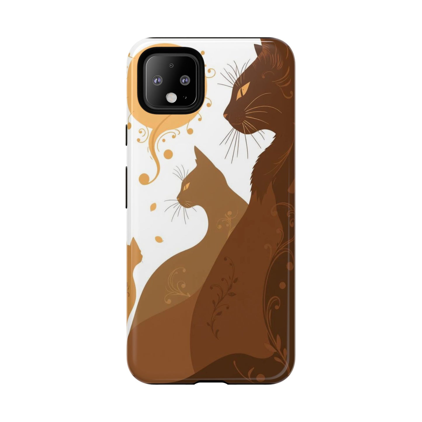 Abstract Cat Pattern Design Phone Case