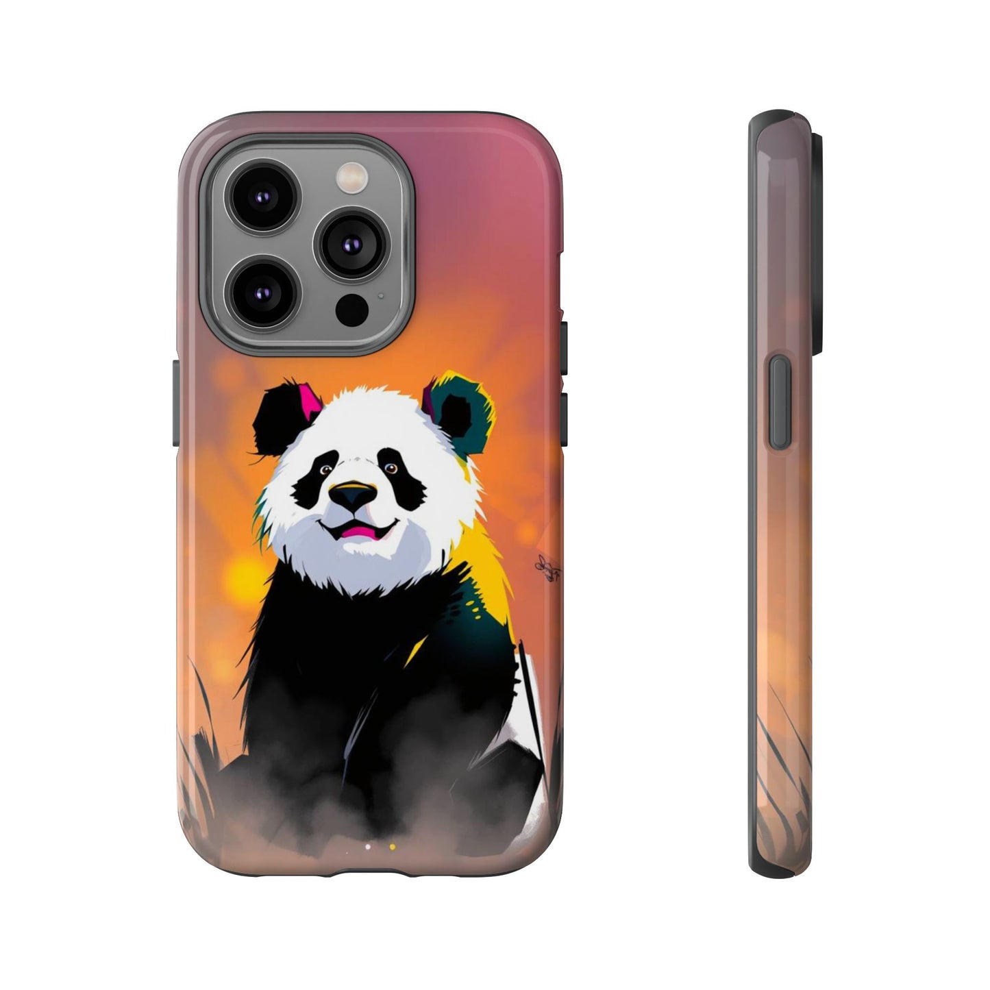 Pop Art Panda Design Phone Case