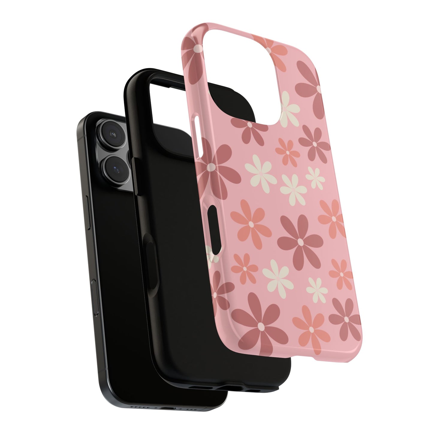 'Pink Floral Pattern' Phone Case