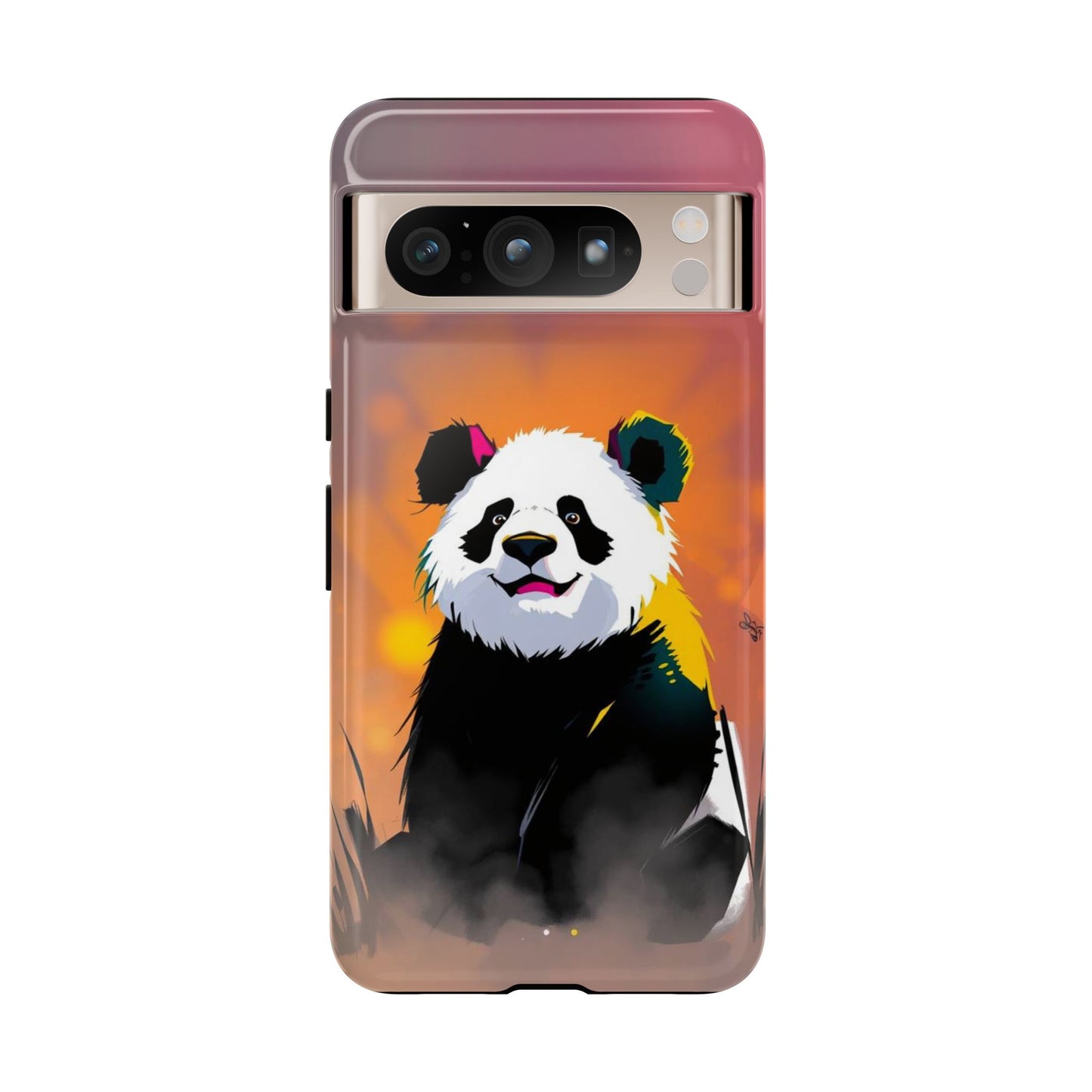 Pop Art Panda Design Phone Case