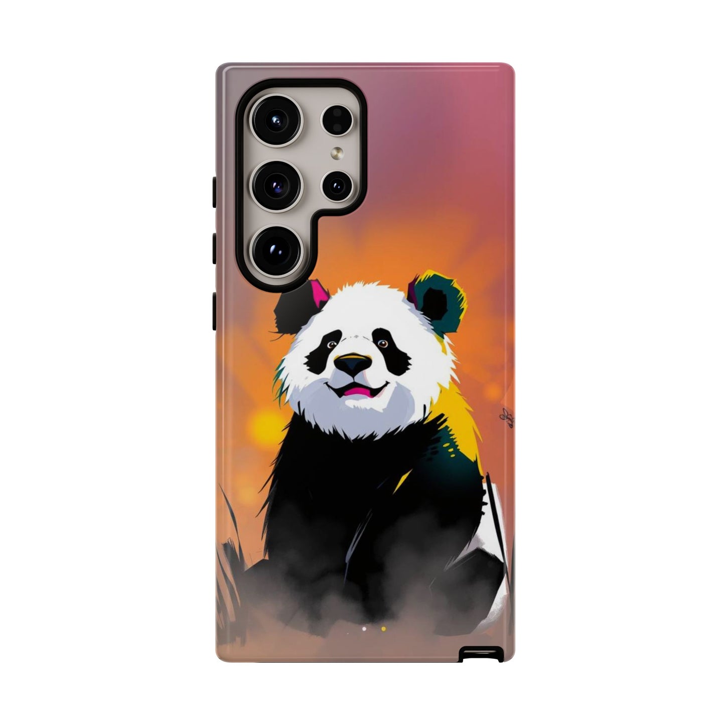 Pop Art Panda Design Phone Case