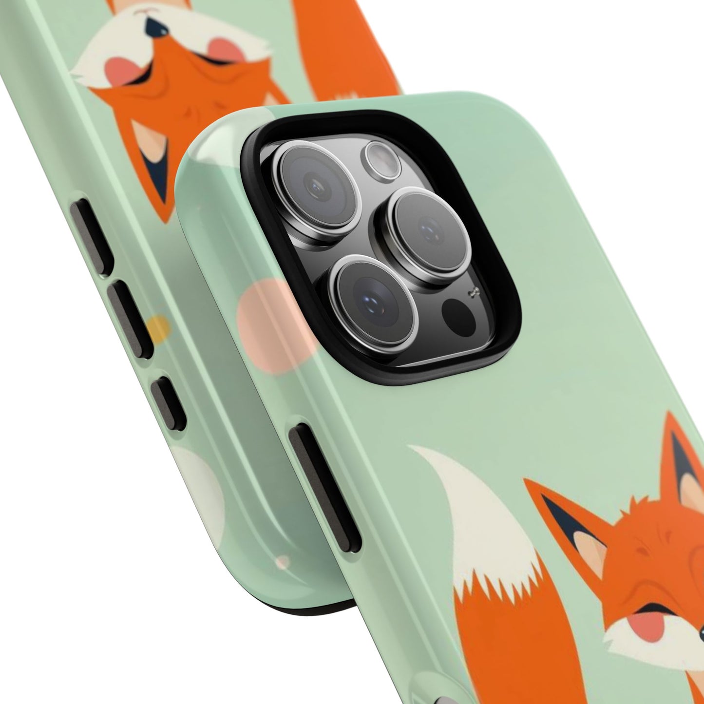 Happy Fox Design Phone Case