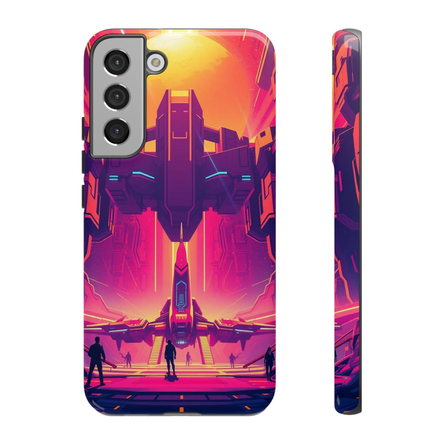 Alien Landing Pad Design Phone Case