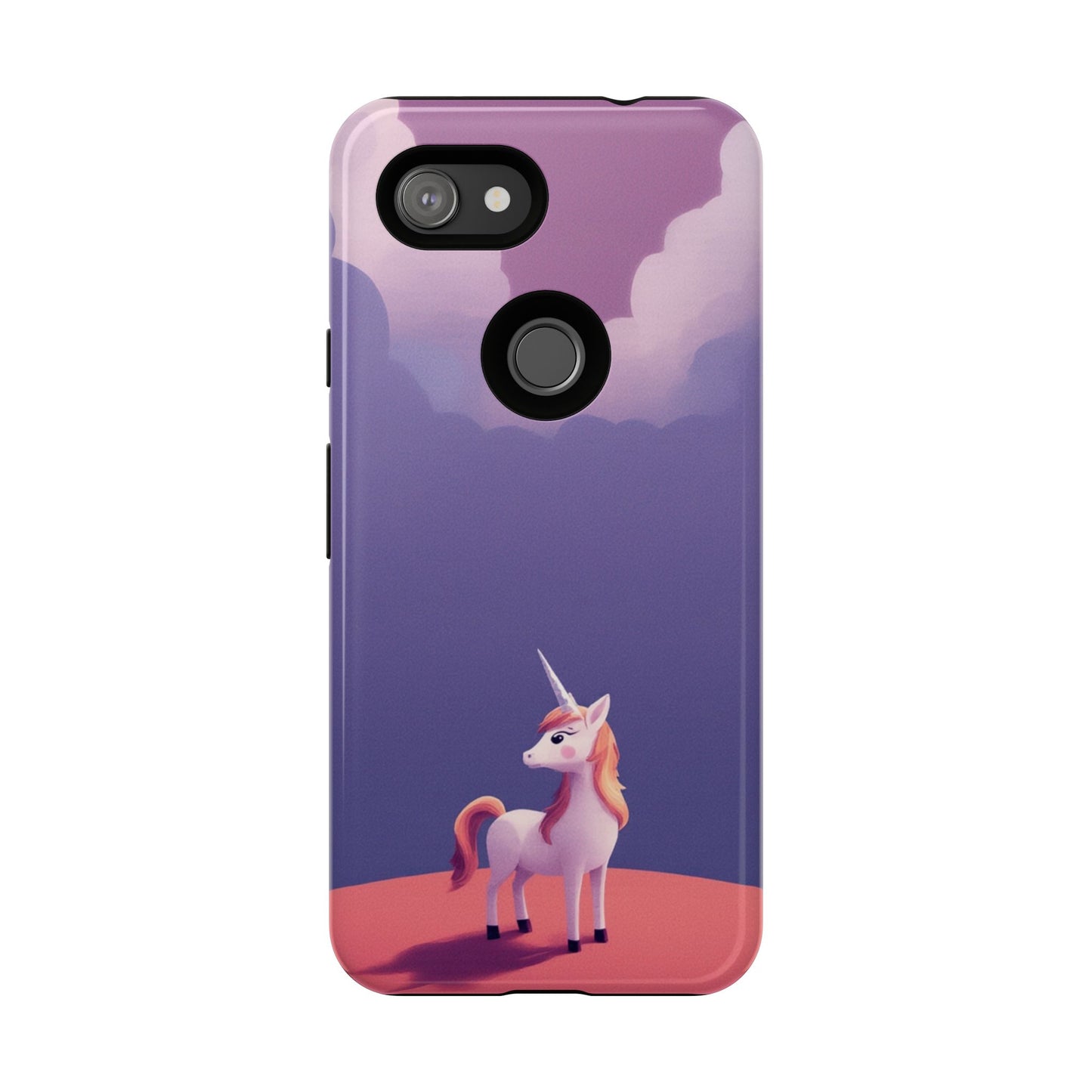 Cute Unicorn & Cloud Design Phone Case