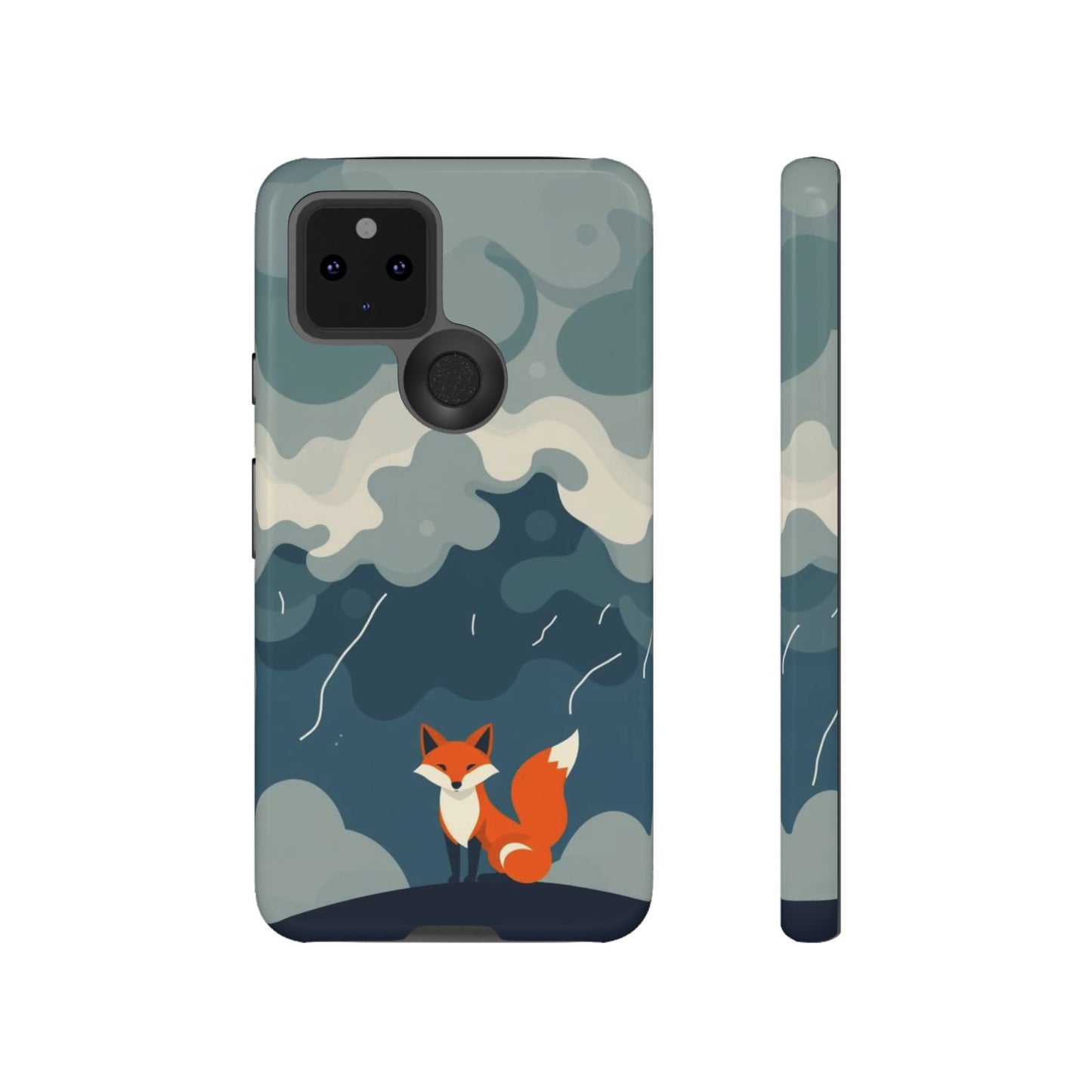 Stormy Fox Design Phone Case