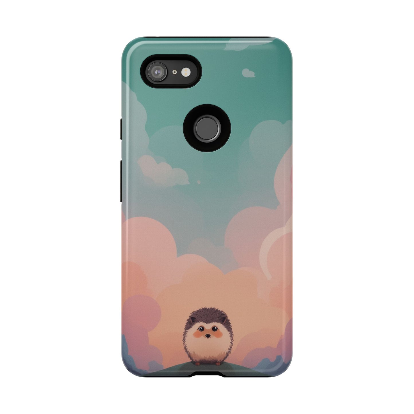 Cute Hedgehog & Cloud Design Phone Case