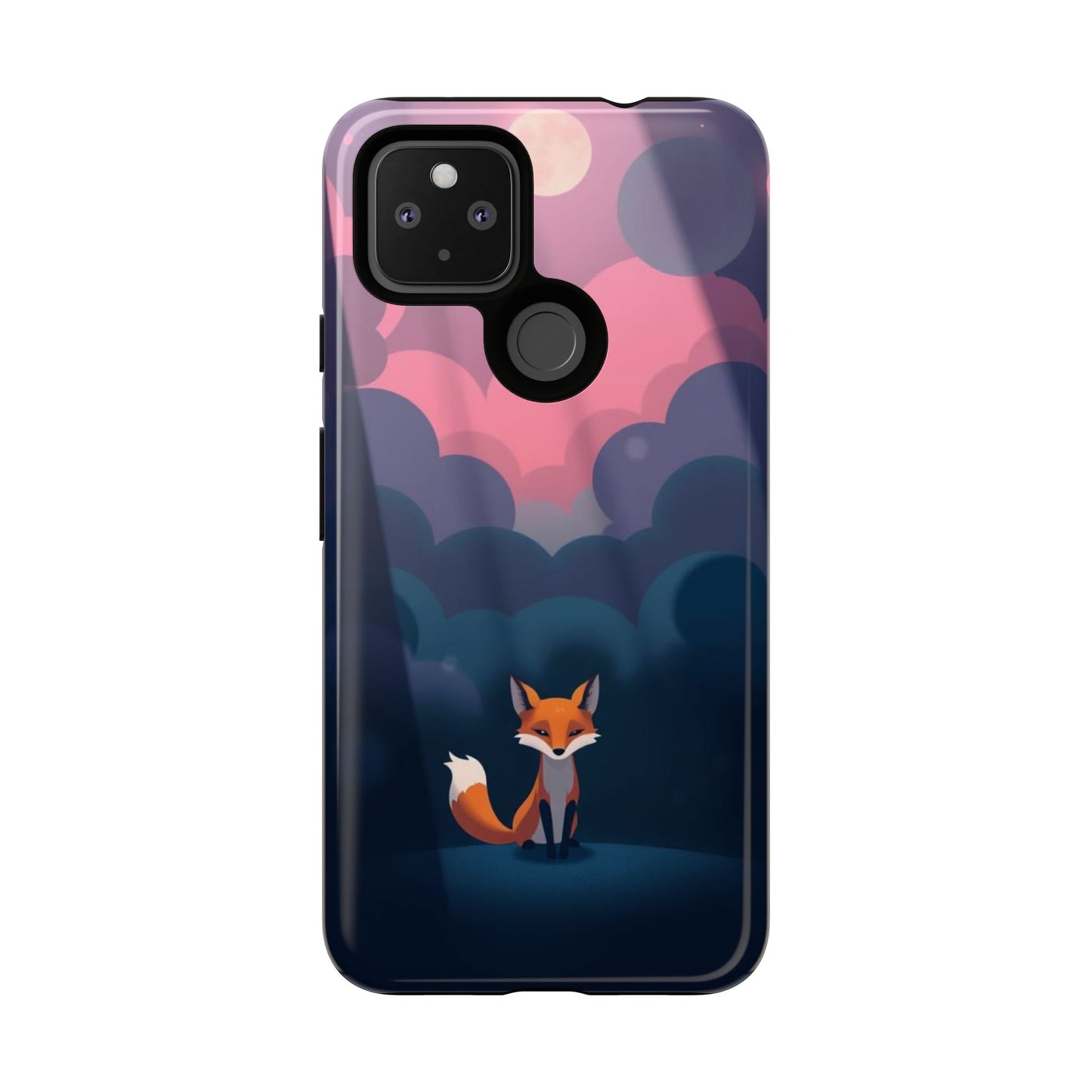 Moody Pop Art Fox Design Phone Case