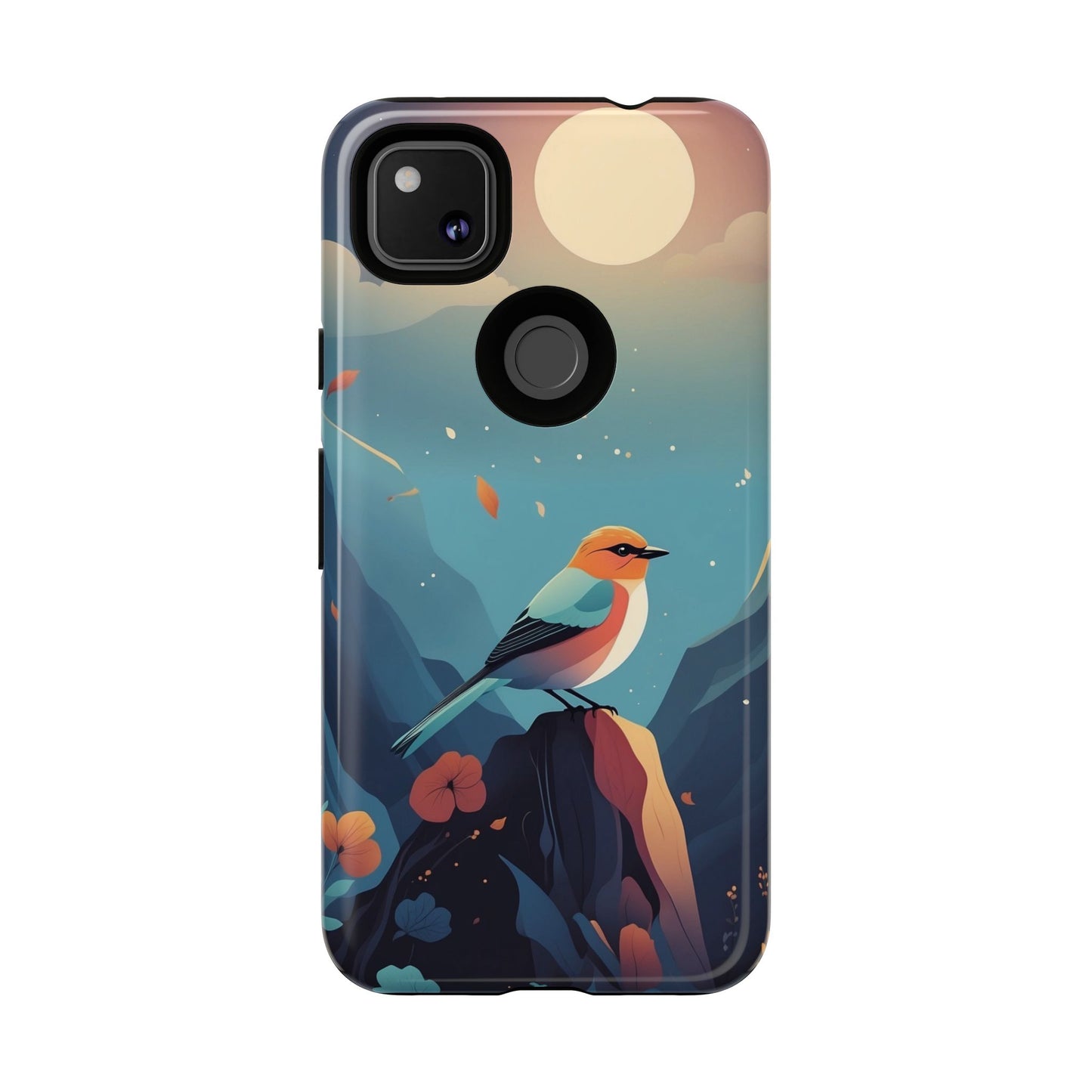 Stylised Bird Design Phone Case