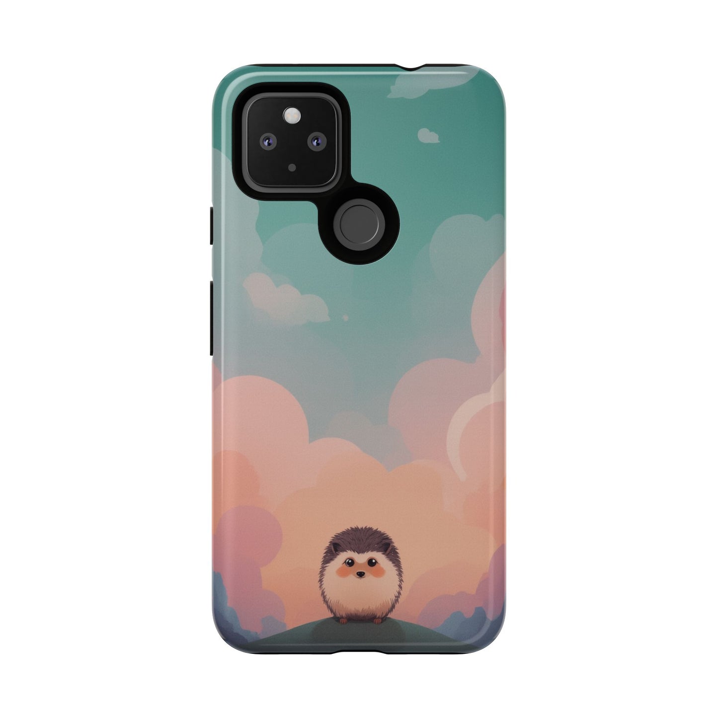Cute Hedgehog & Cloud Design Phone Case