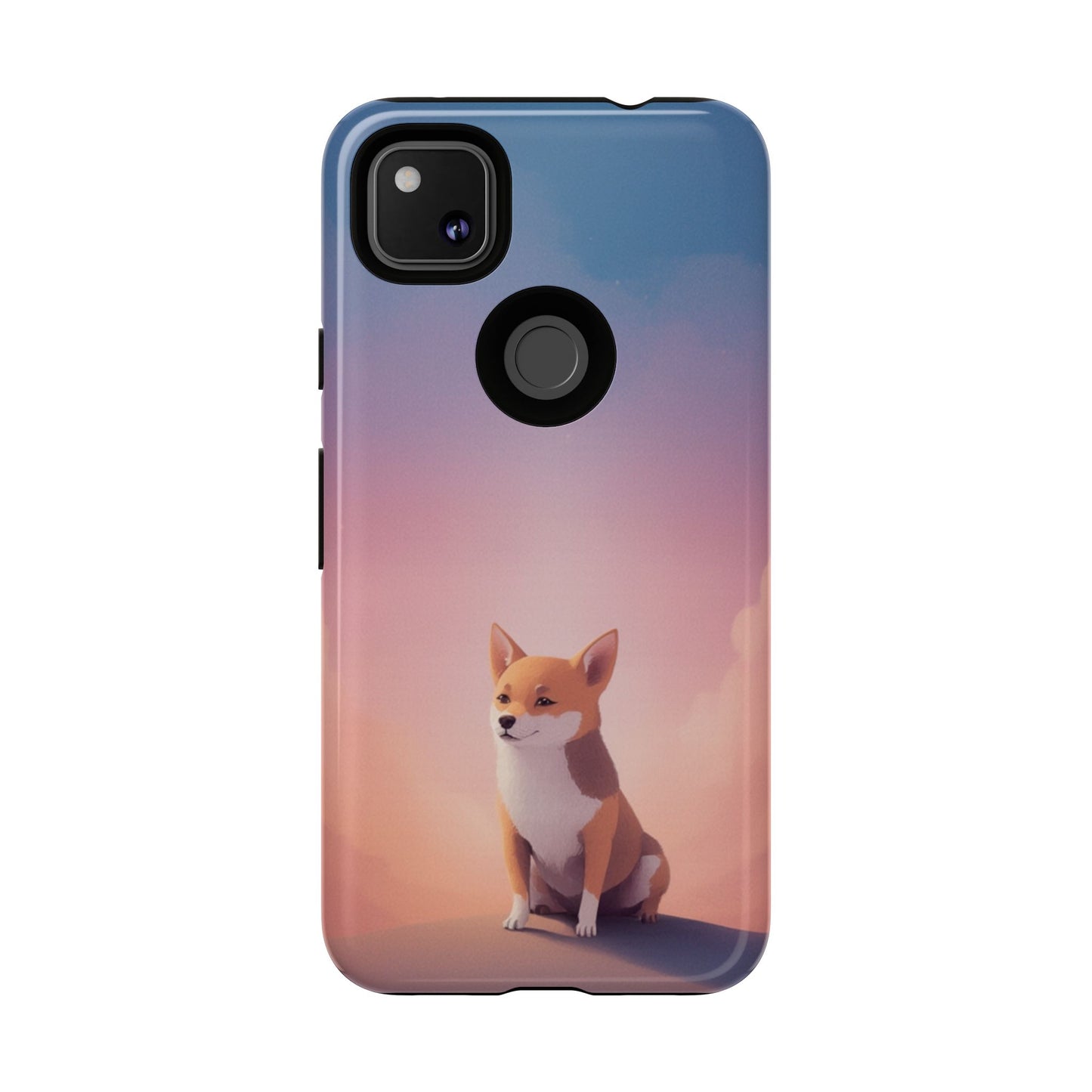 Cute Dog & Cloud Design "Good Doggo" Phone Case