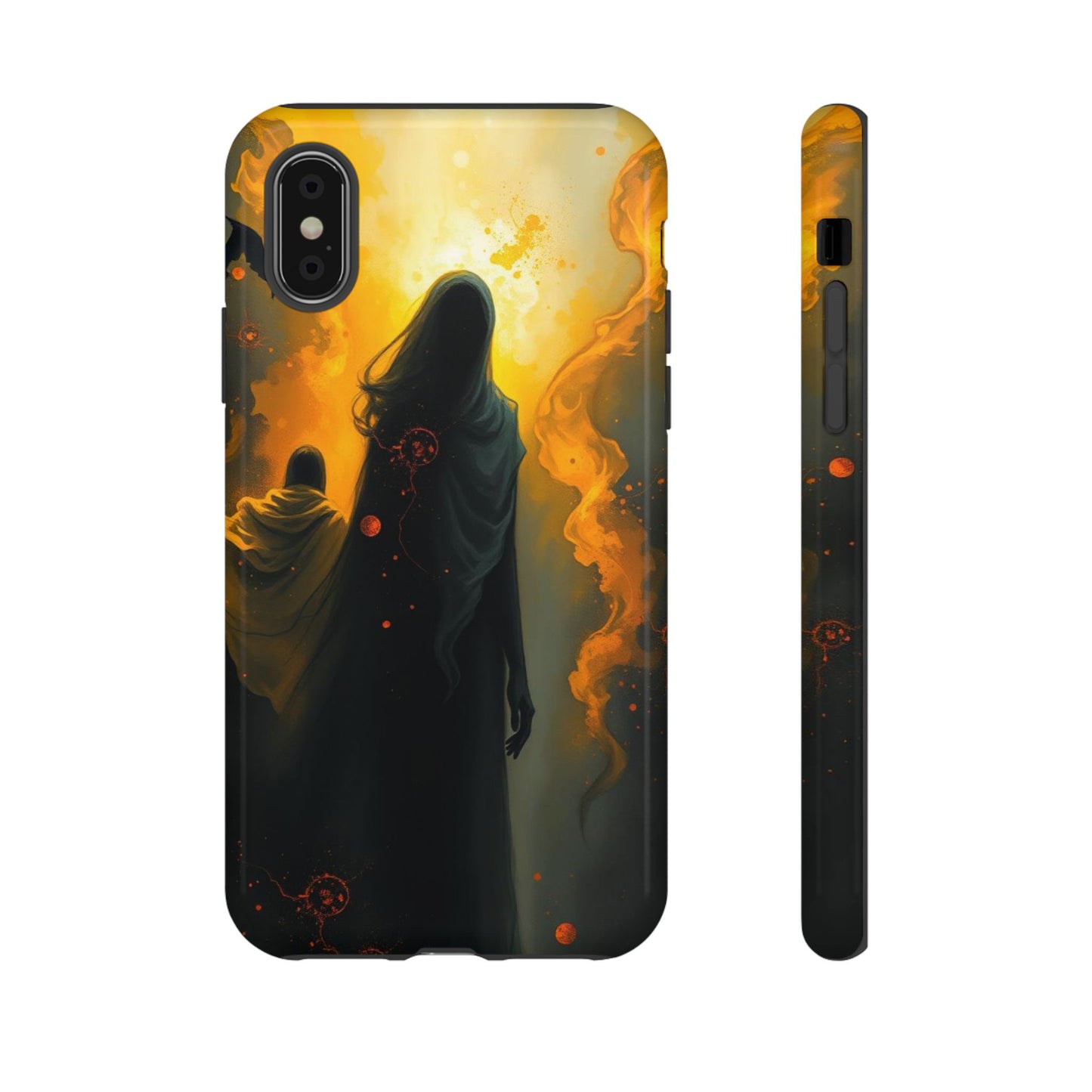 Acrylic Gothic Myterious Figures Phone Case
