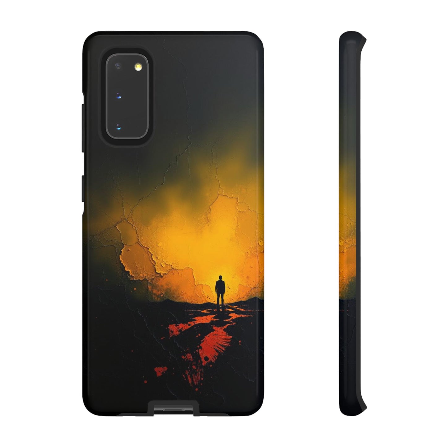 Acrylic Mysterious Figure Phone Case