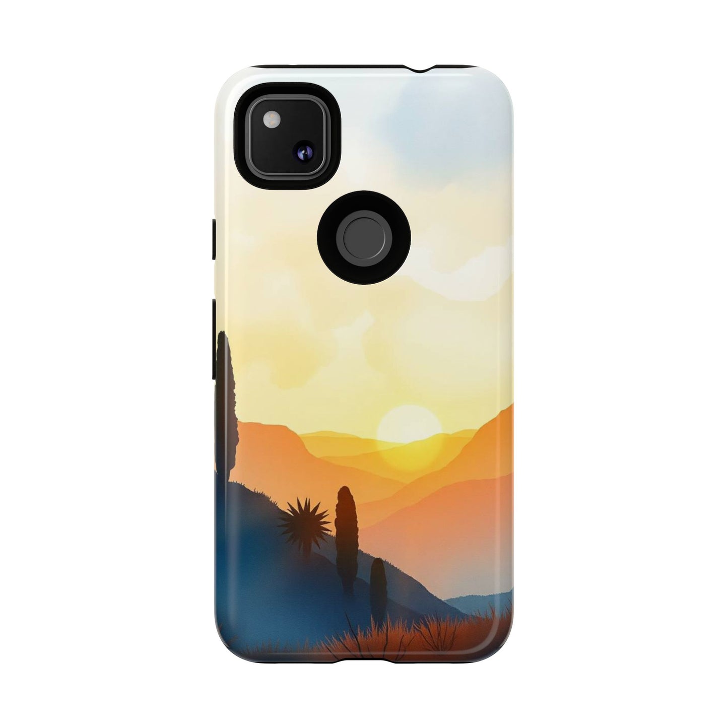 Watercolour Sunset Design Phone Case