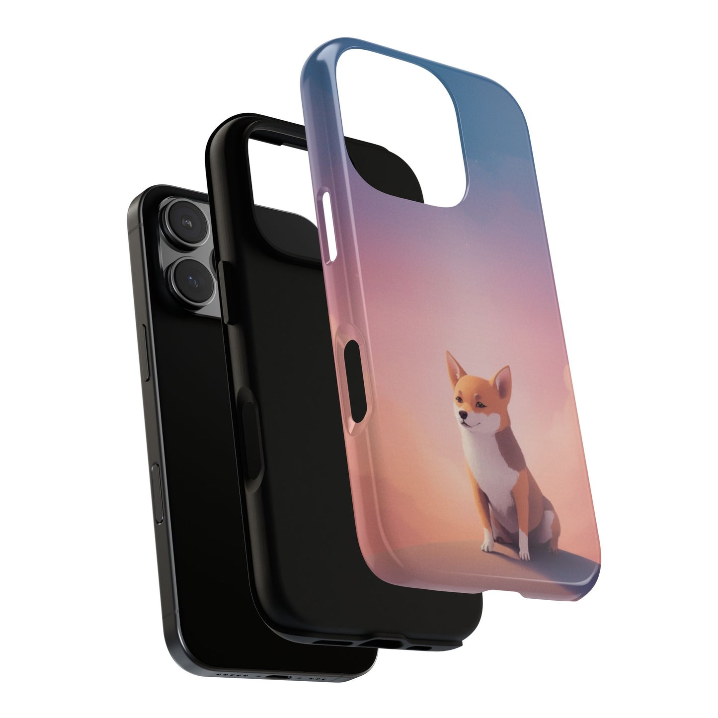 Cute Dog & Cloud Design "Good Doggo" Phone Case