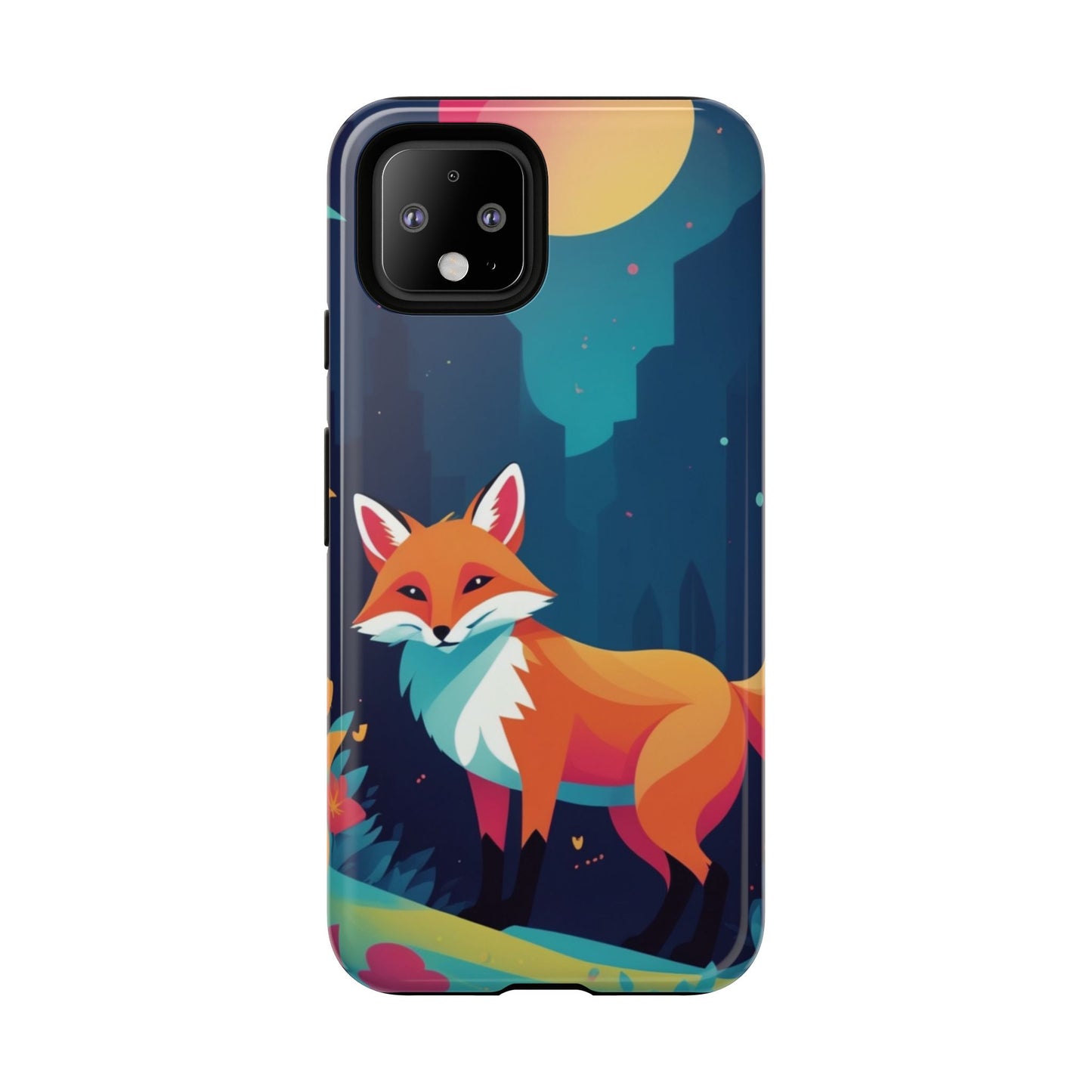 Stylised Fox Design Phone Case