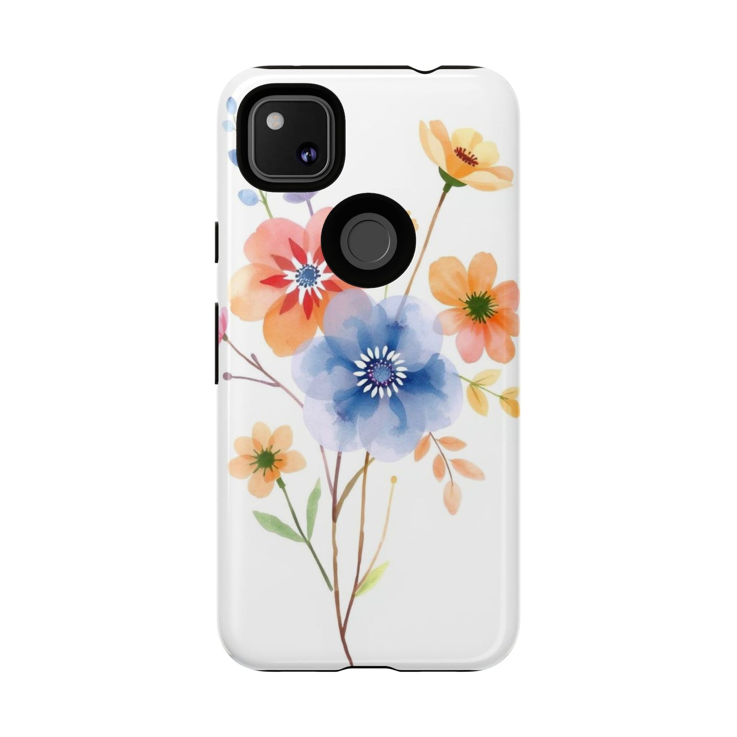 Boho Chic Watercolour Bouquet Pattern Phone Case