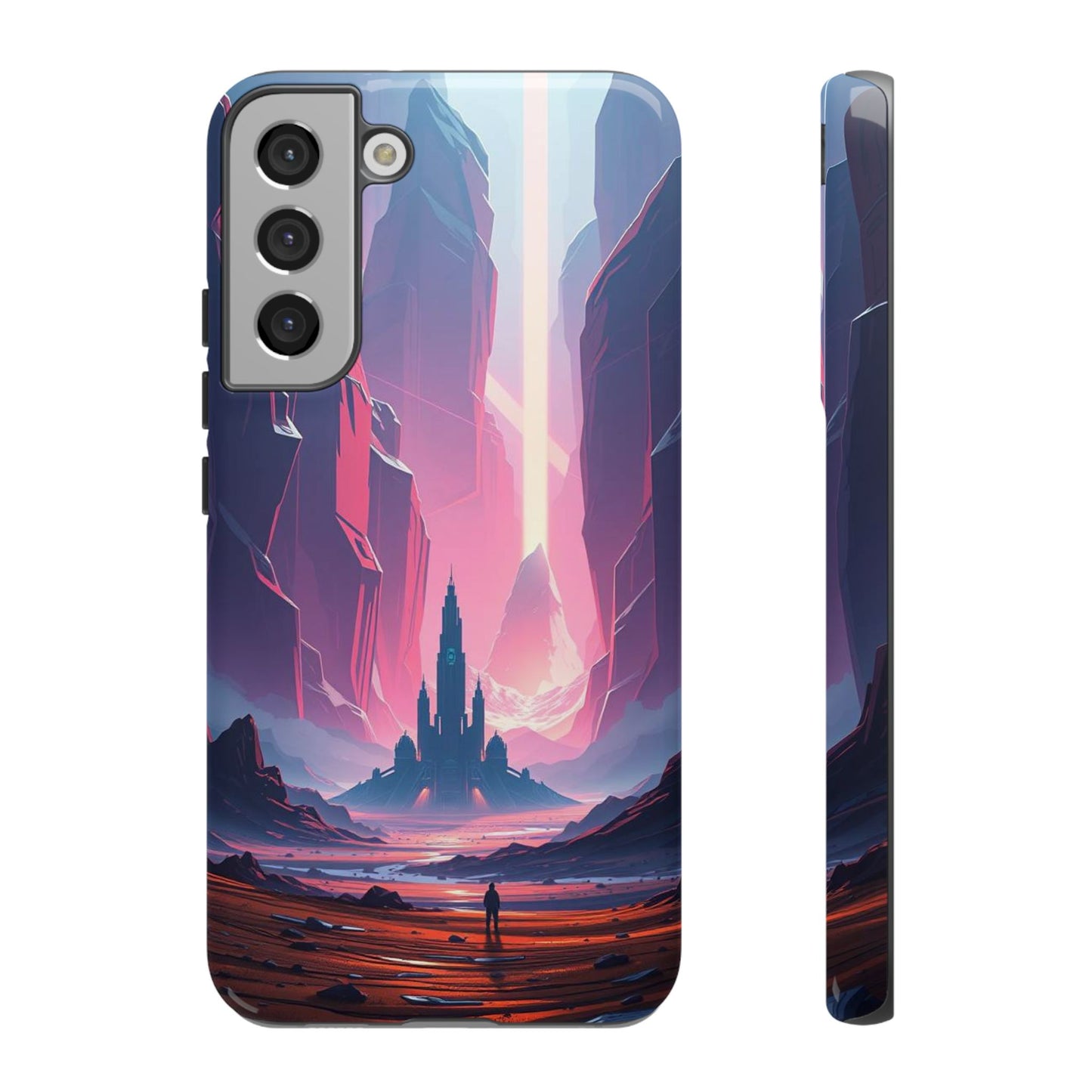 Alien Fortress Design Phone Case