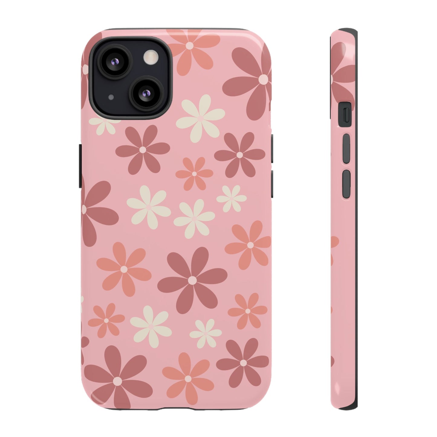 'Pink Floral Pattern' Phone Case