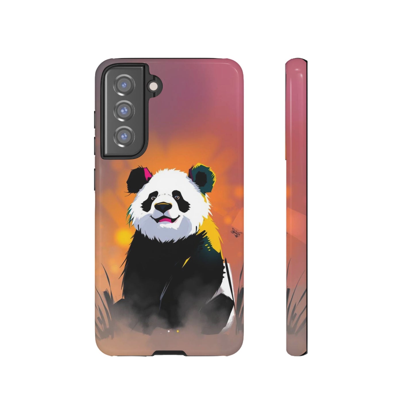 Pop Art Panda Design Phone Case