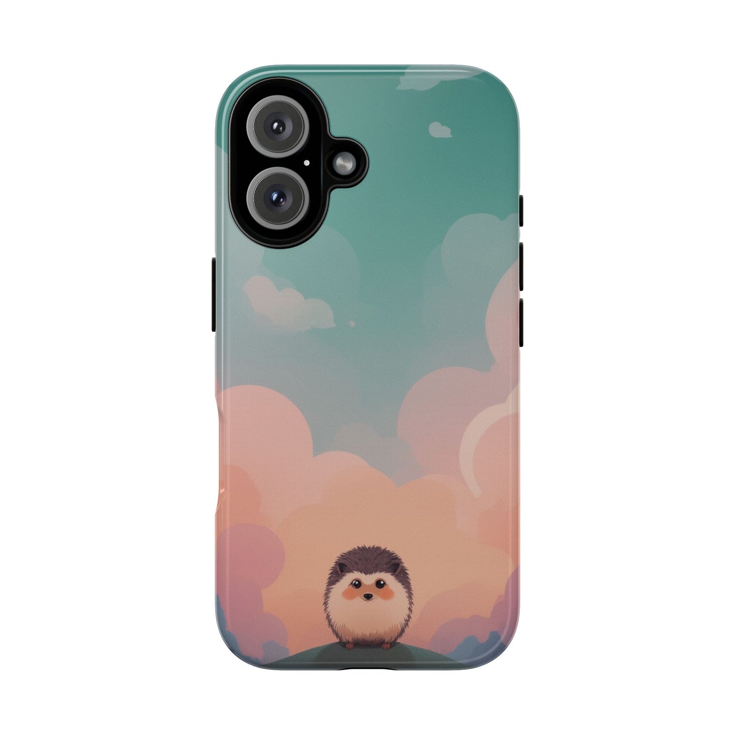 Cute Hedgehog & Cloud Design Phone Case