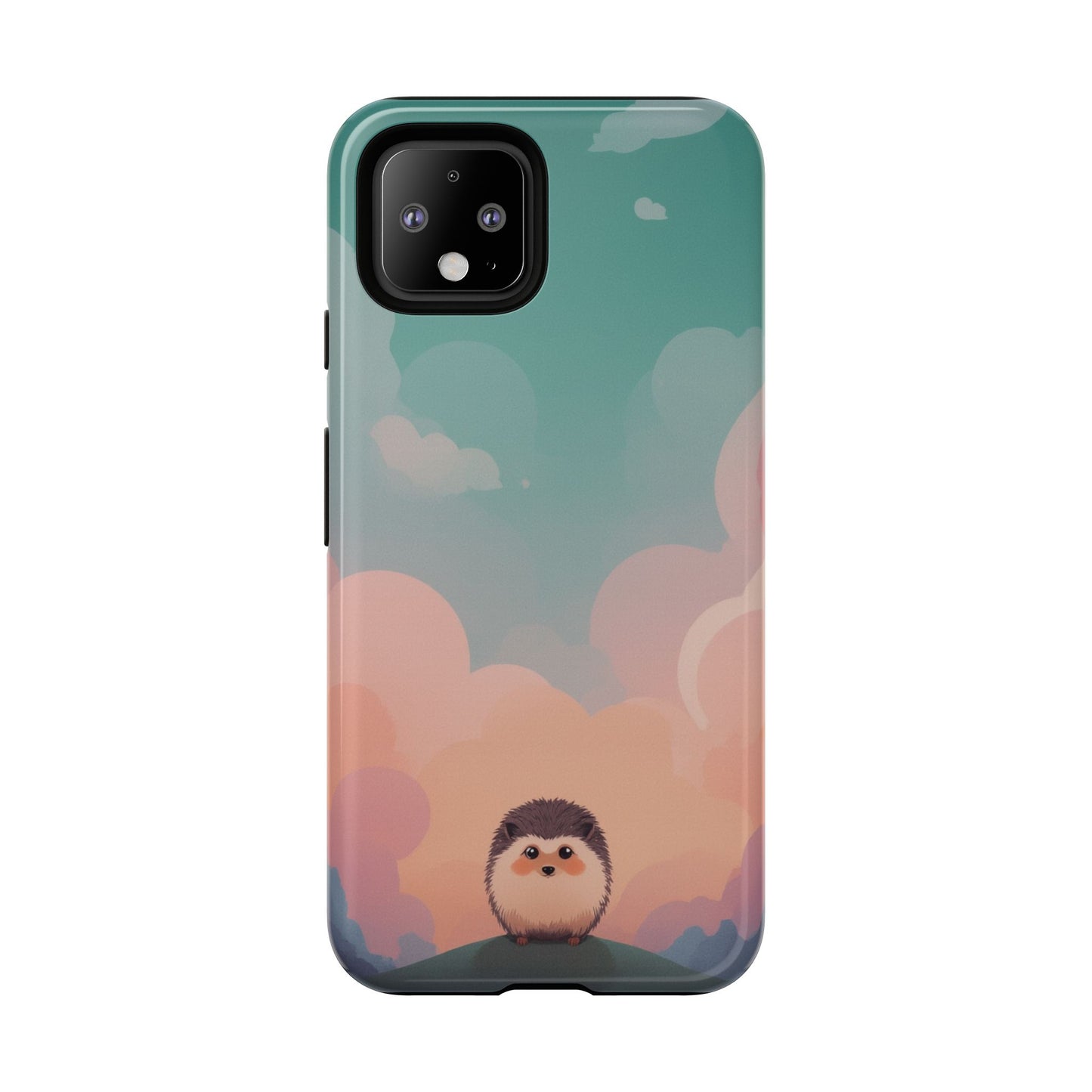 Cute Hedgehog & Cloud Design Phone Case