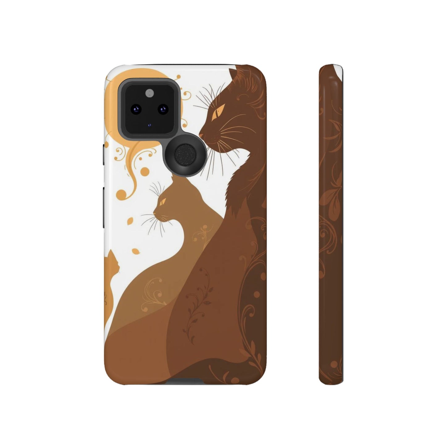 Abstract Cat Pattern Design Phone Case