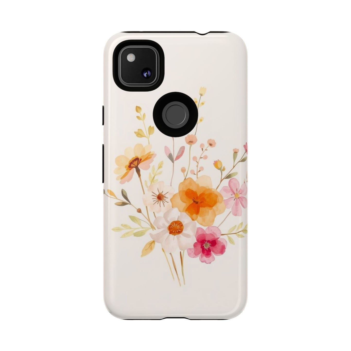 Boho Chic Watercolour Flower Pattern Phone Case