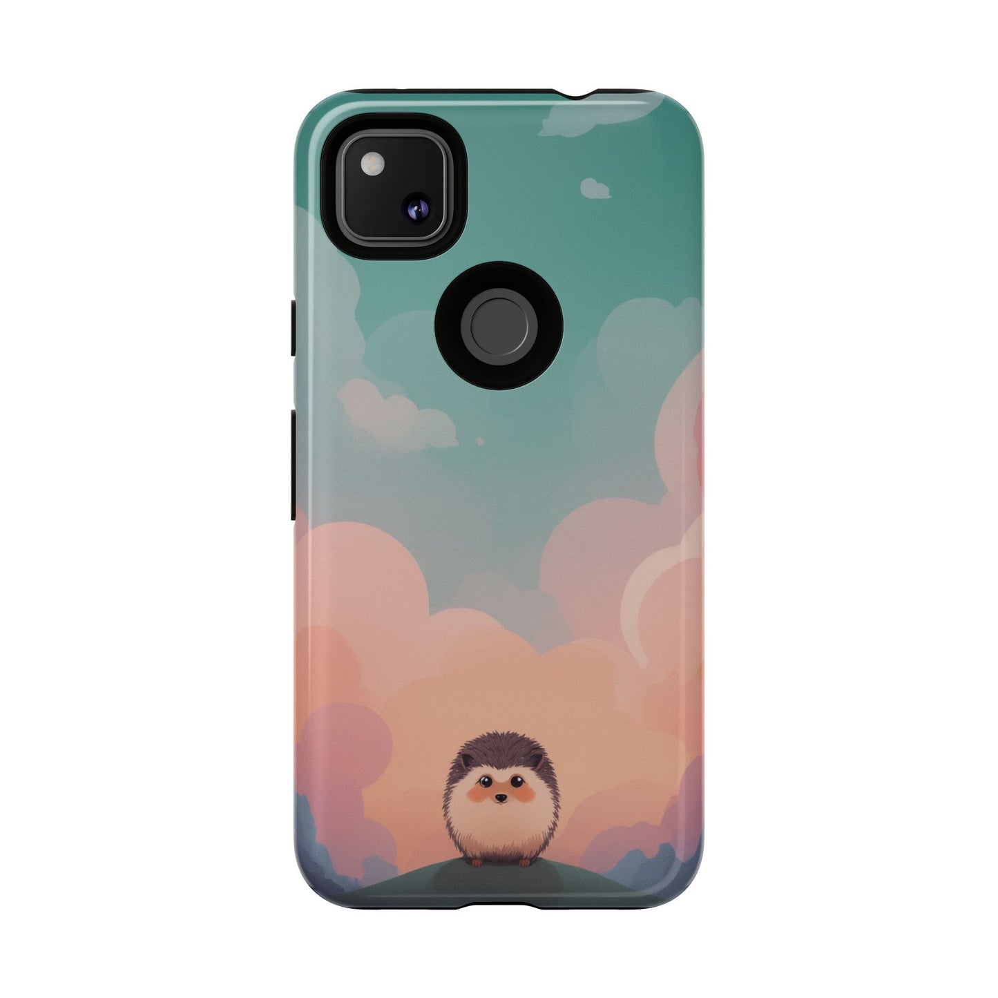 Cute Hedgehog & Cloud Design Phone Case