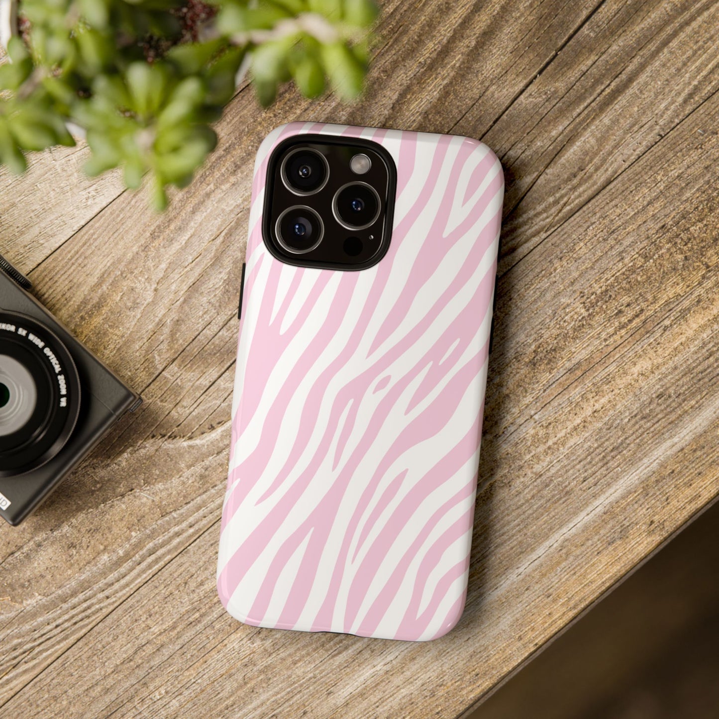 Blush Tiger Print Phone Case