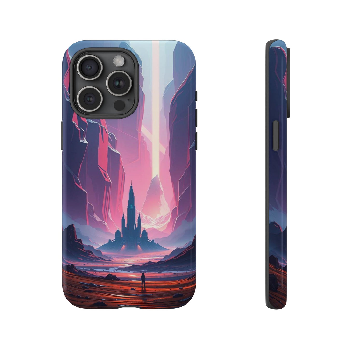 Alien Fortress Design Phone Case