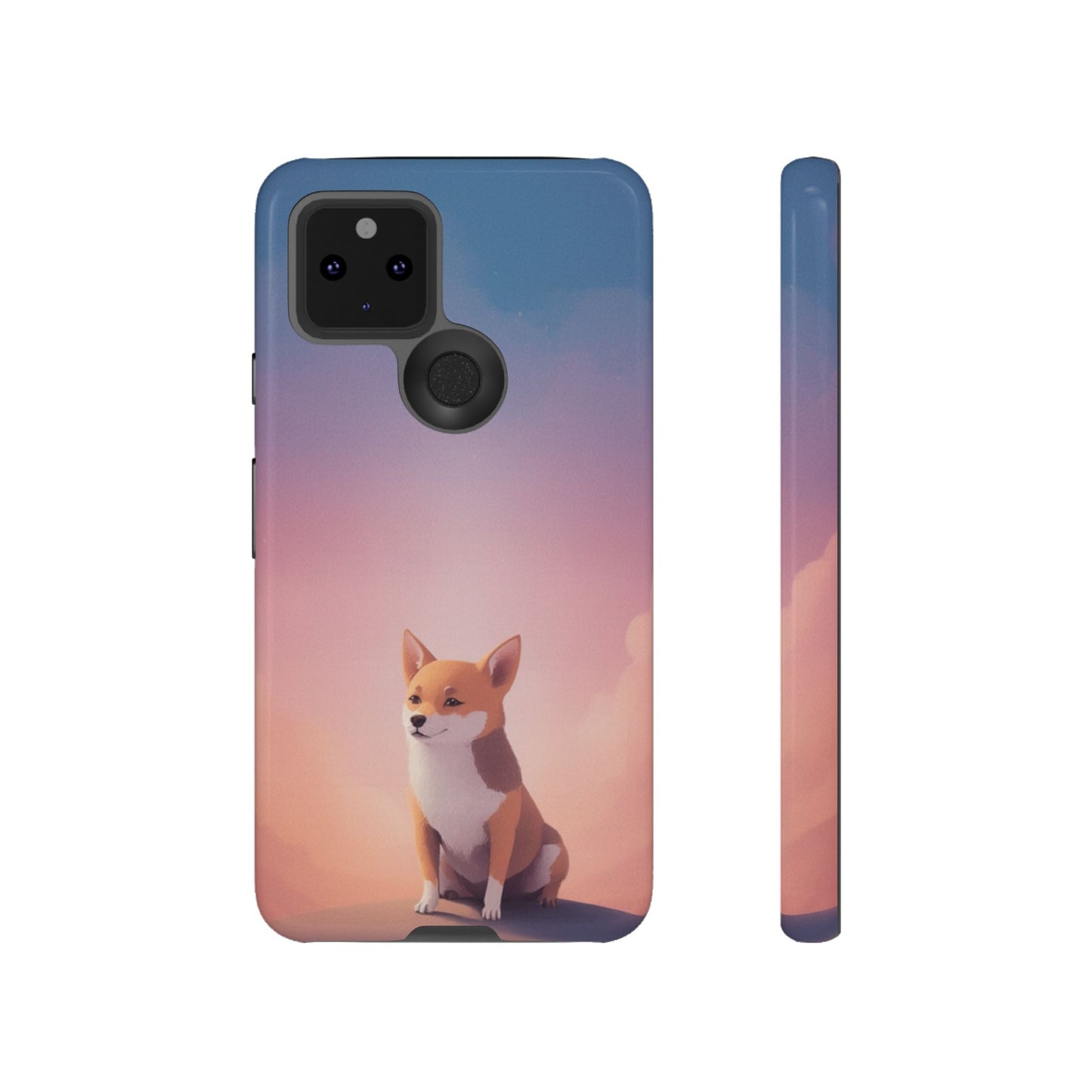 Cute Dog & Cloud Design "Good Doggo" Phone Case
