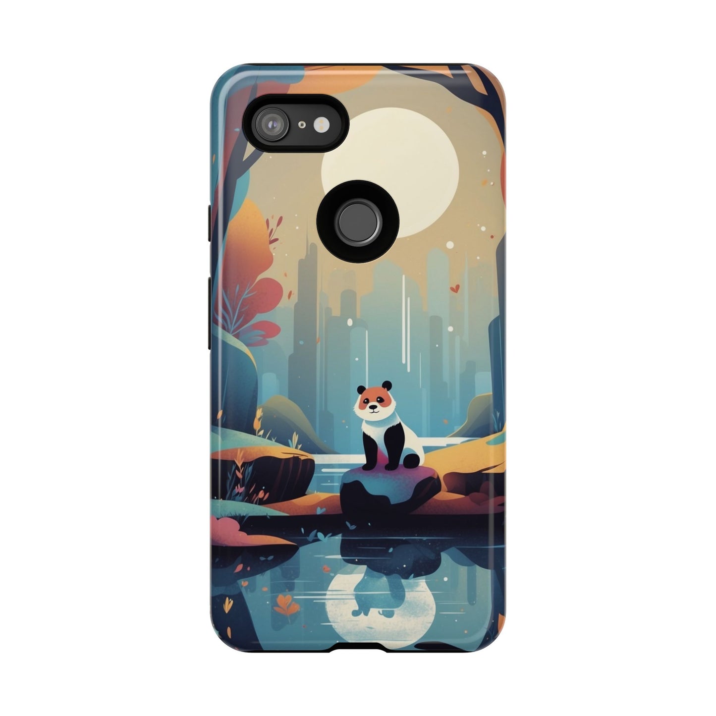 Stylised Panda Design Phone Case