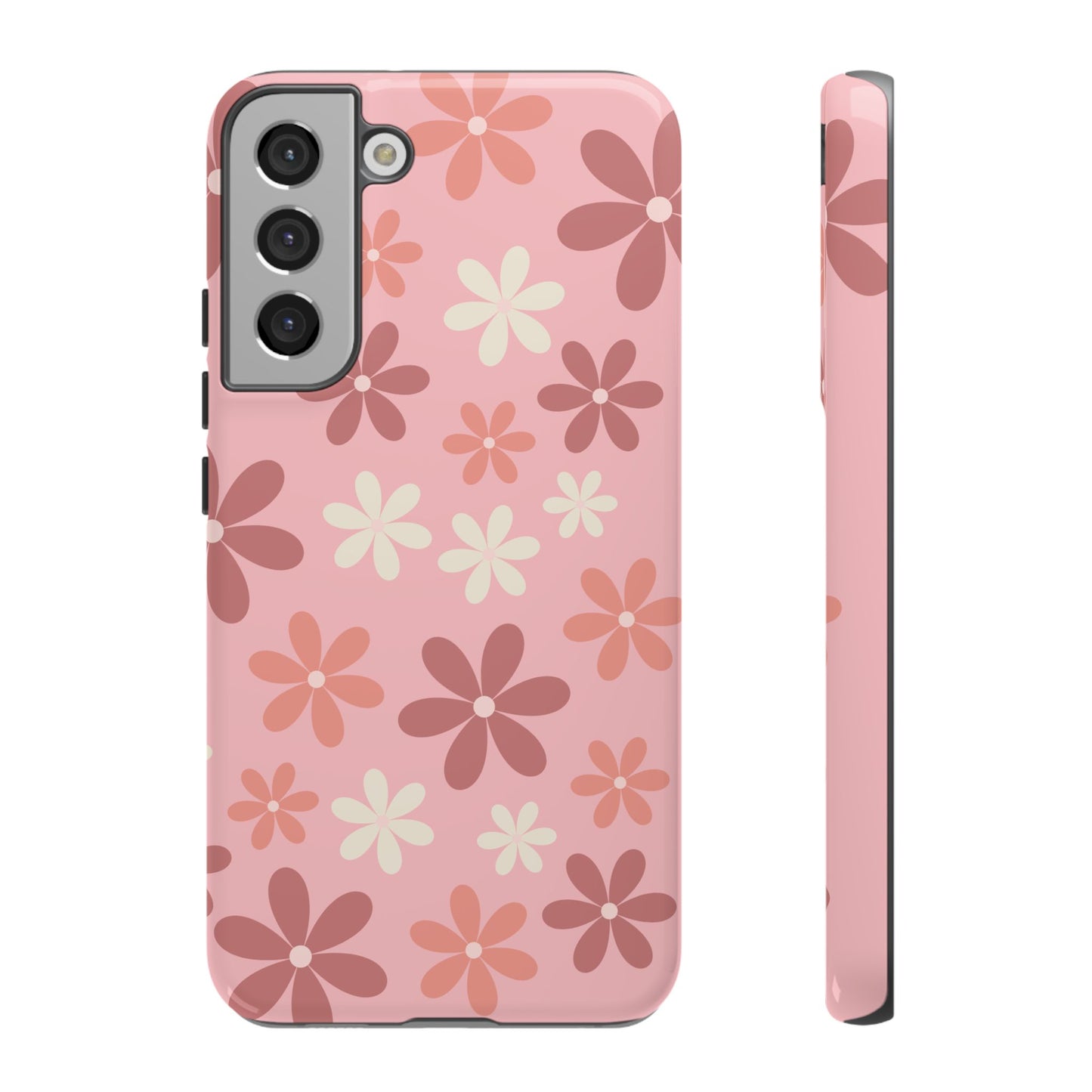 'Pink Floral Pattern' Phone Case
