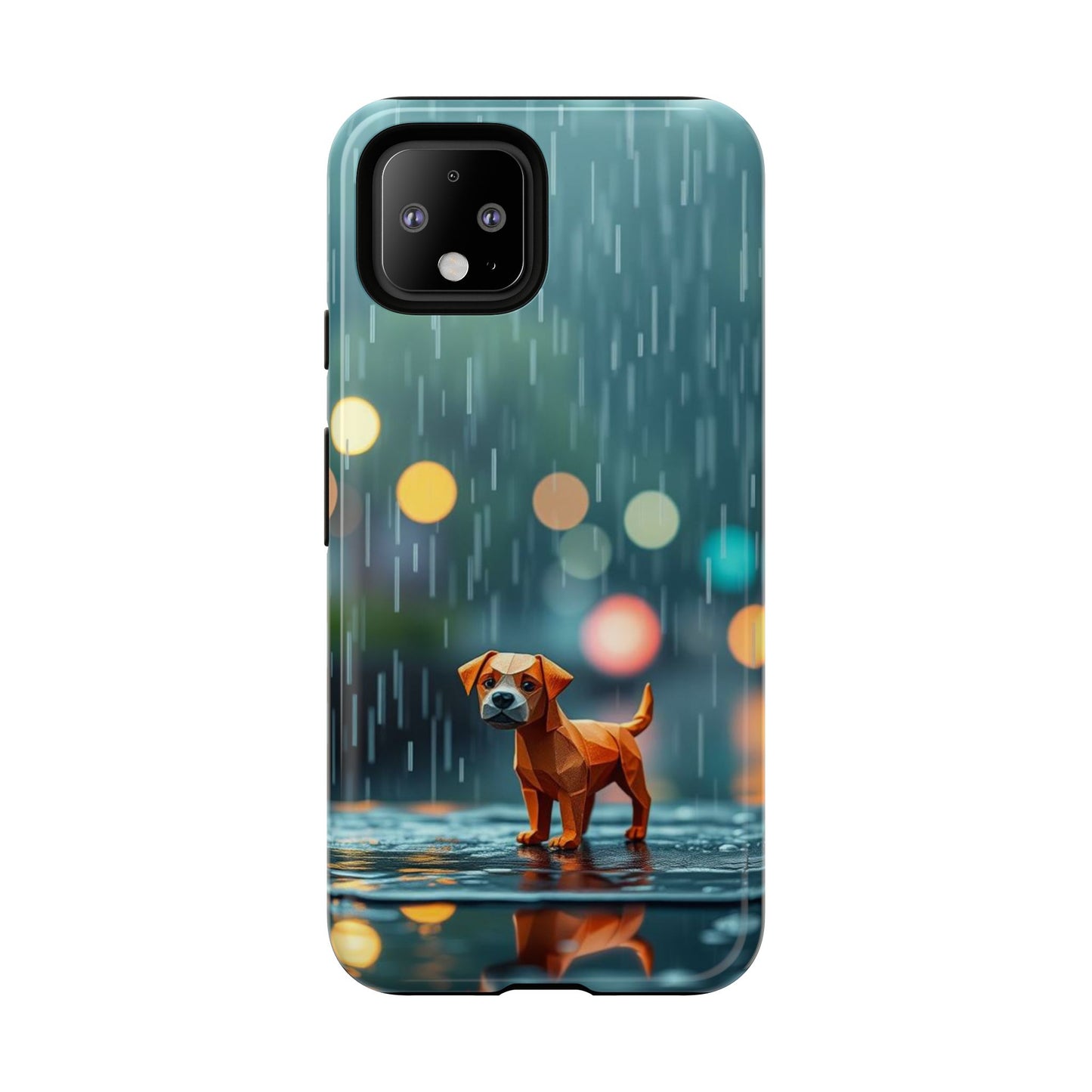 Origami 'Soggy Dog' Design Phone Case