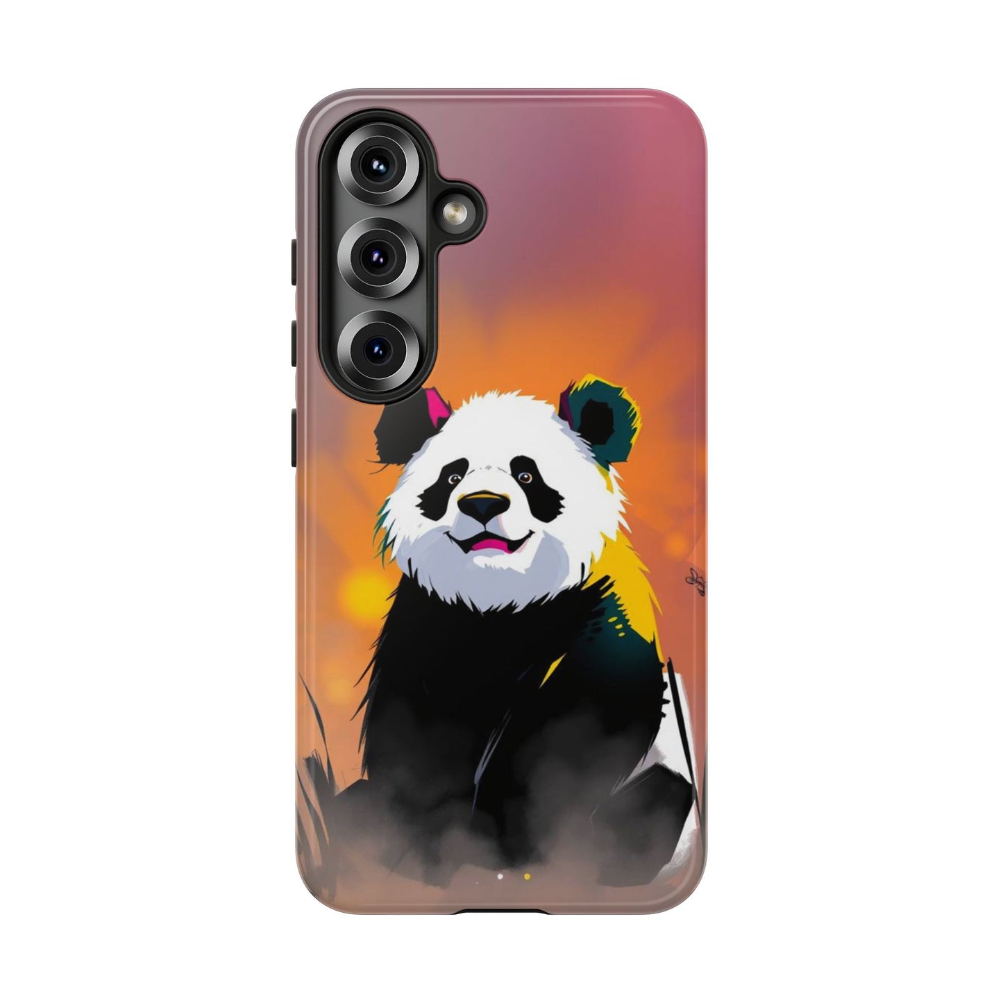 Pop Art Panda Design Phone Case
