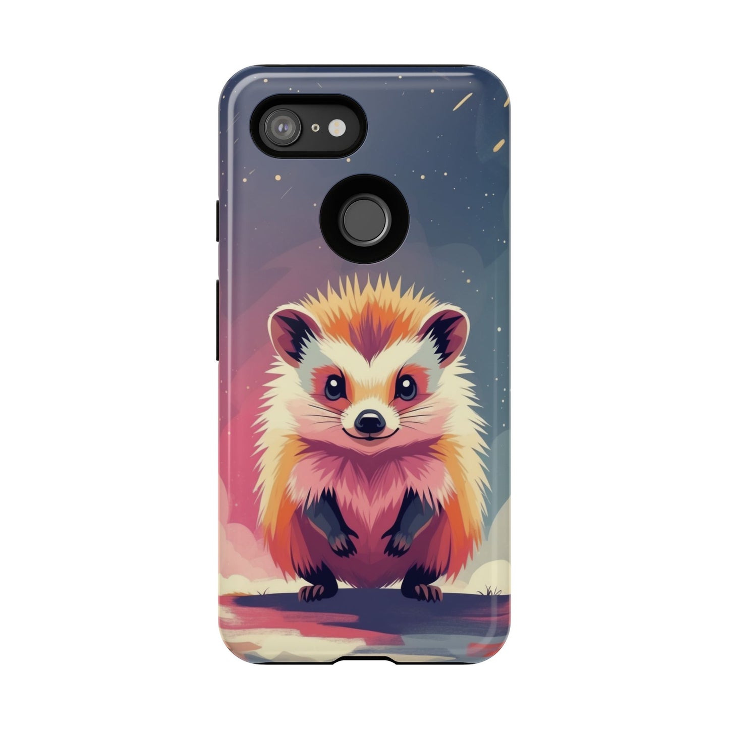 Stylised Hedgehog Design Phone Case