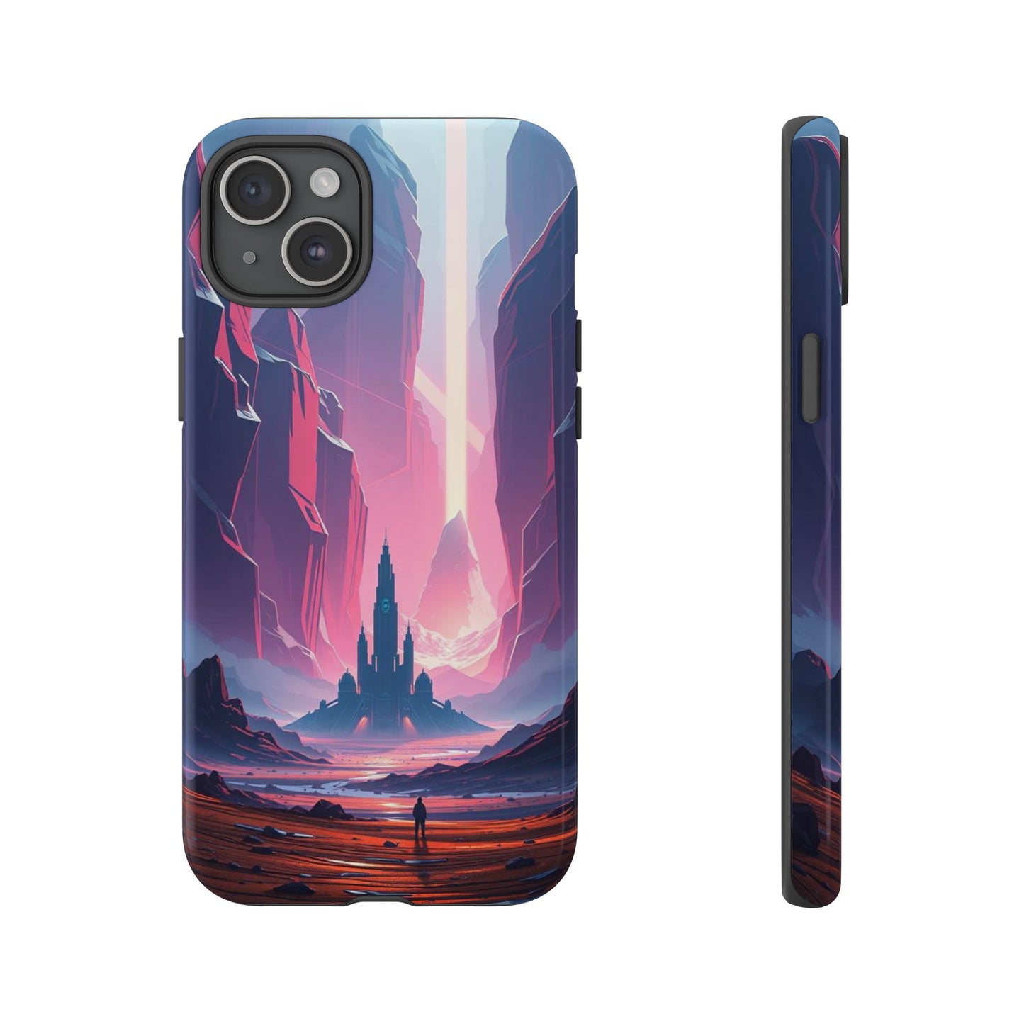 Alien Fortress Design Phone Case
