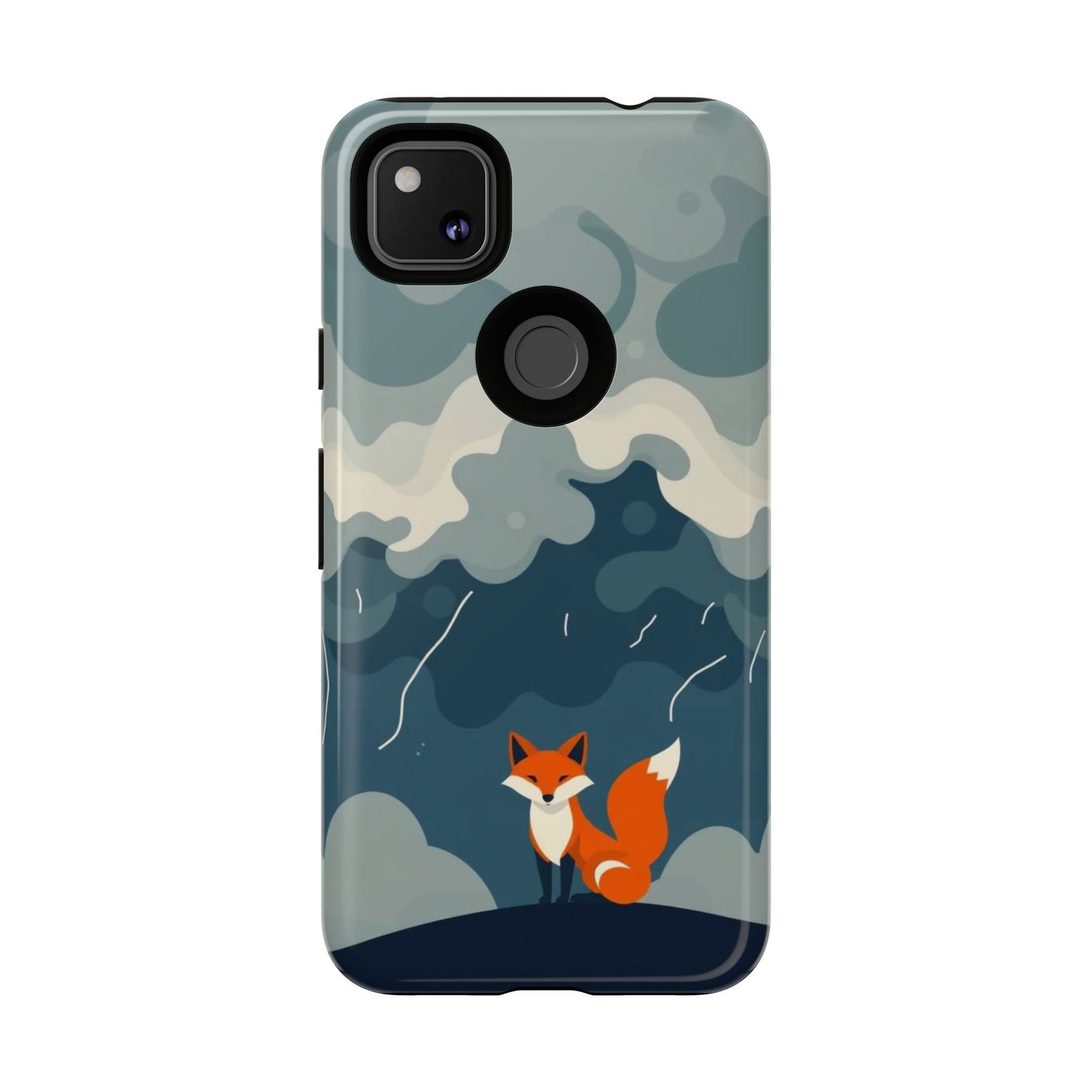 Stormy Fox Design Phone Case