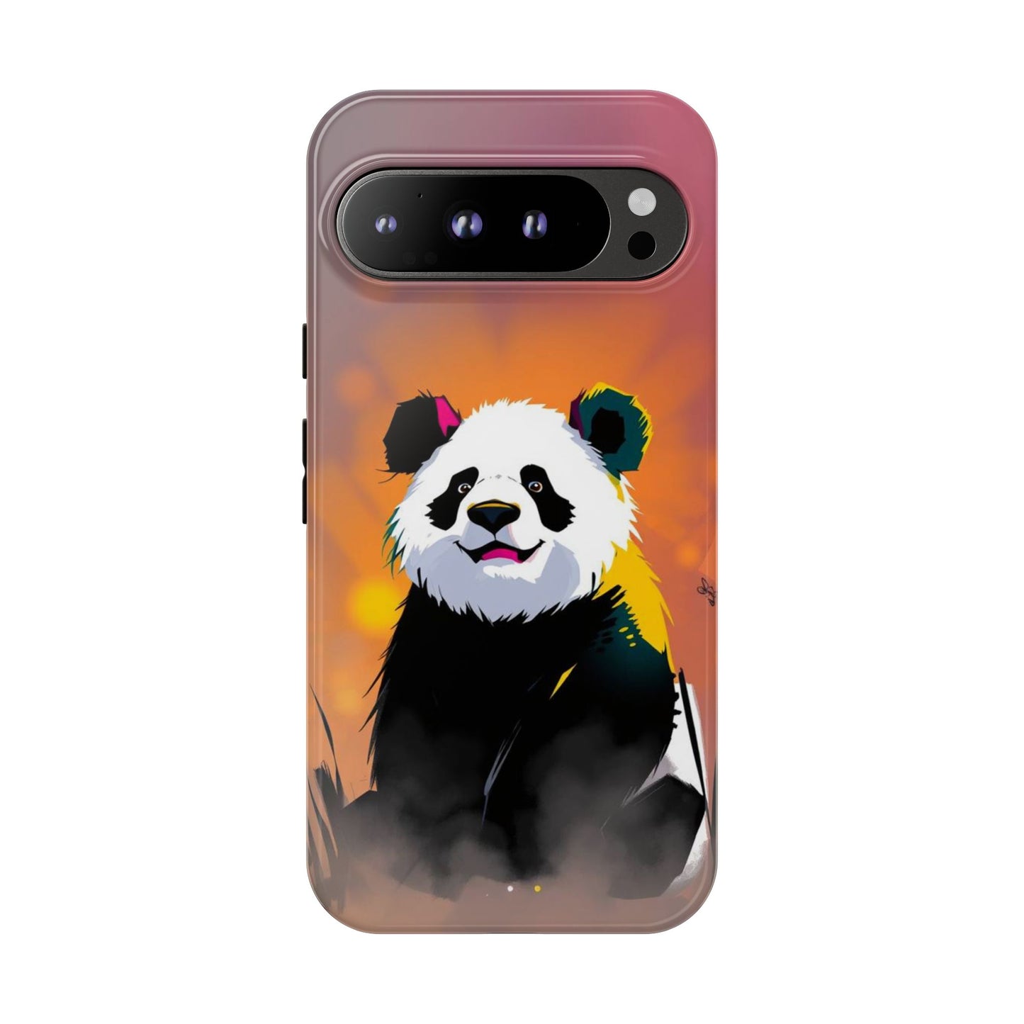 Pop Art Panda Design Phone Case