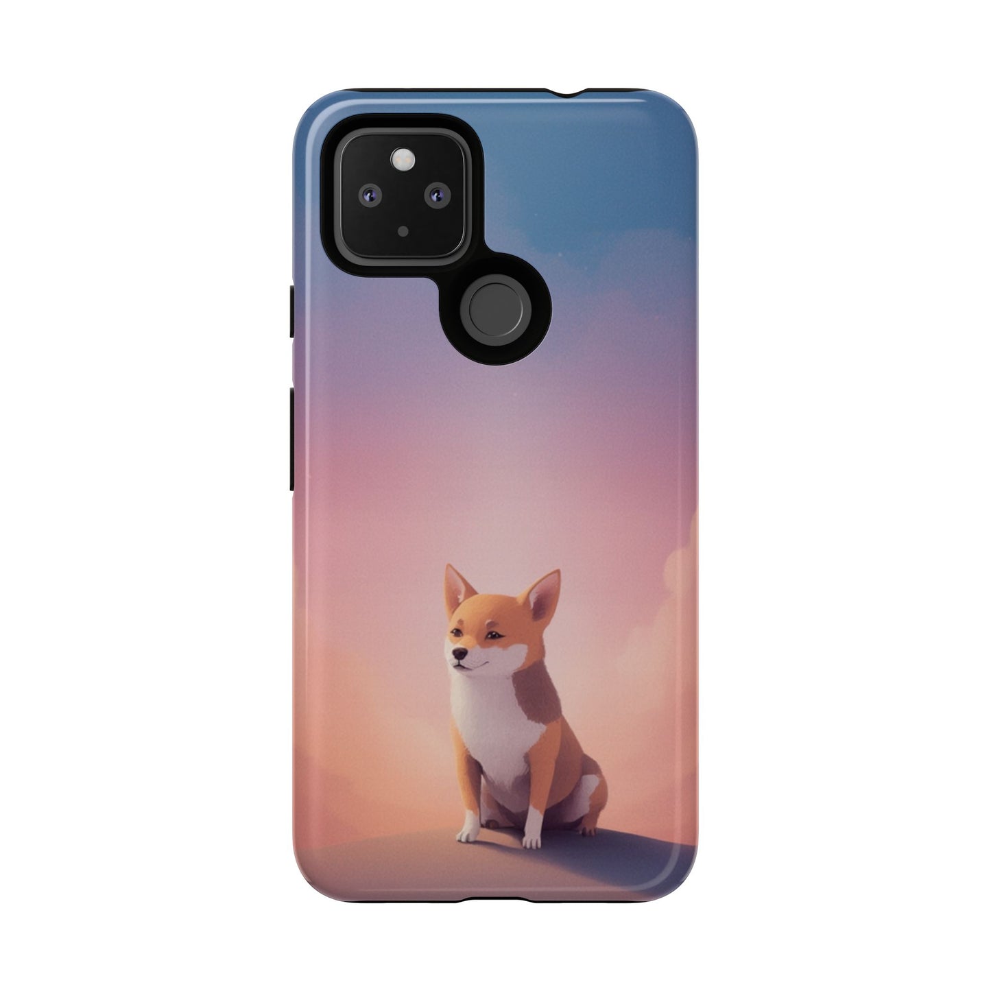 Cute Dog & Cloud Design "Good Doggo" Phone Case