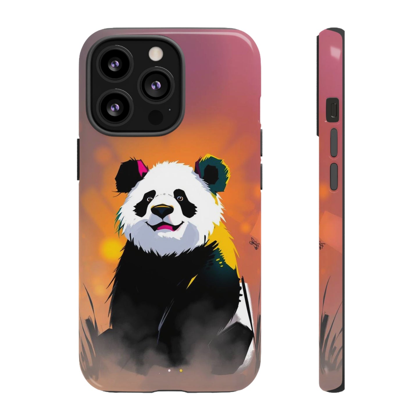 Pop Art Panda Design Phone Case
