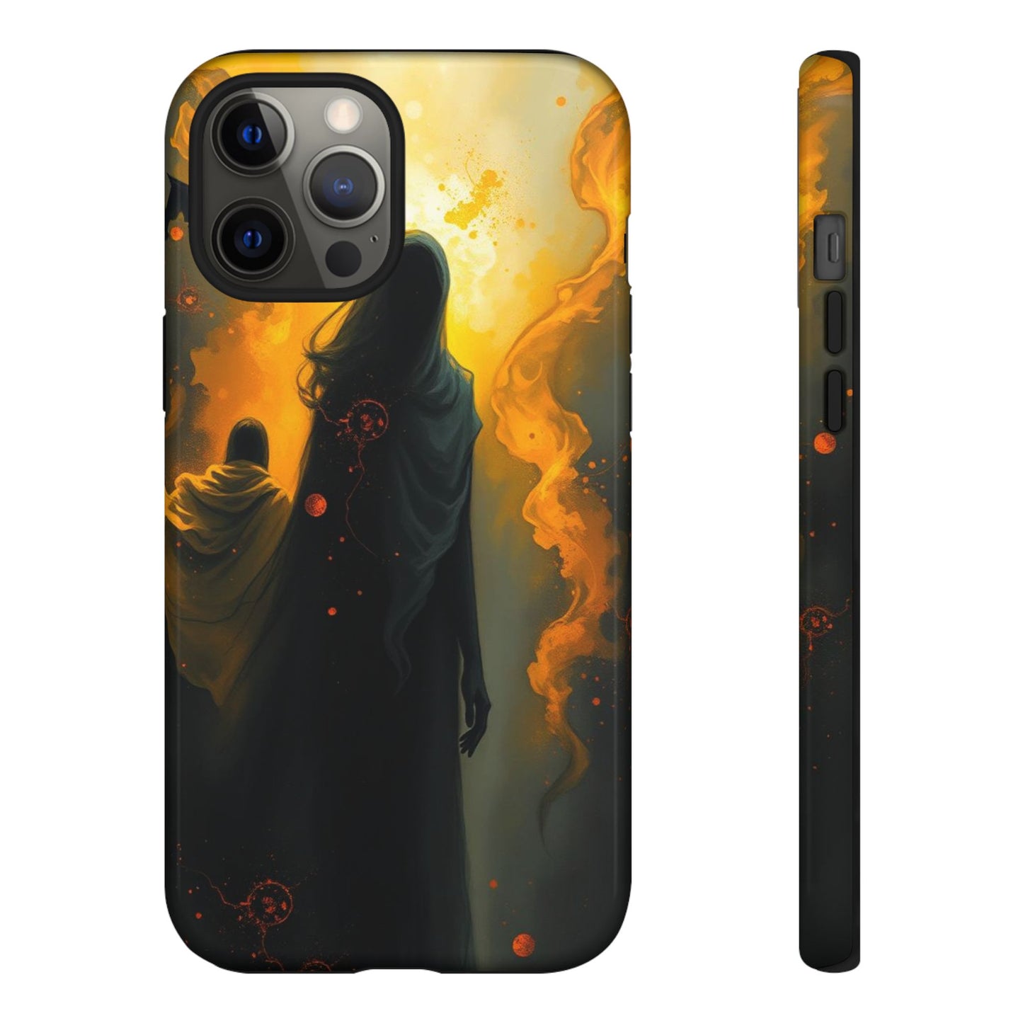 Acrylic Gothic Myterious Figures Phone Case