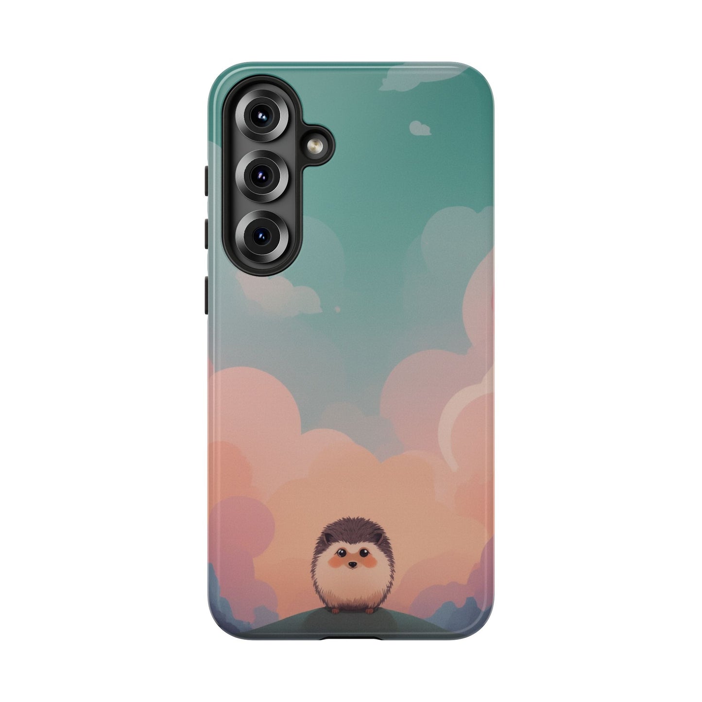 Cute Hedgehog & Cloud Design Phone Case