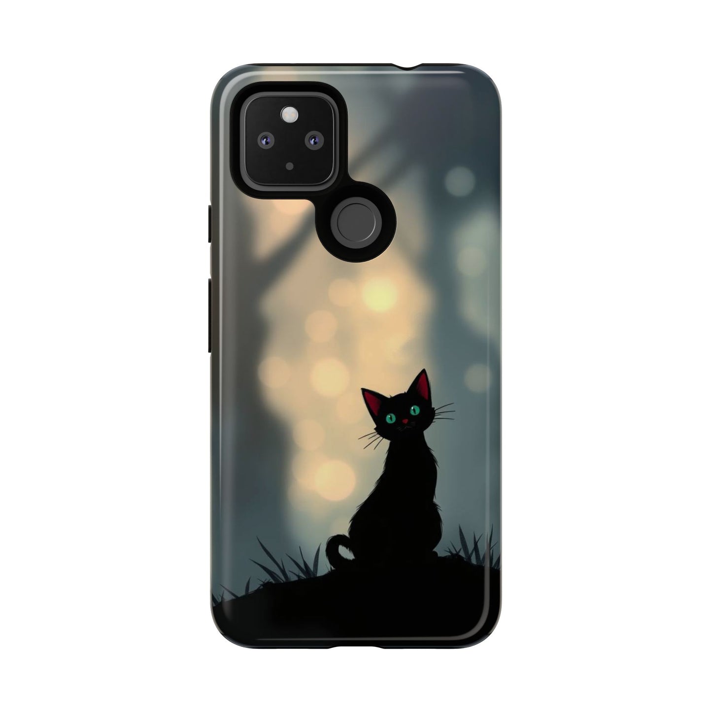 Gothic Cat Design Phone Case