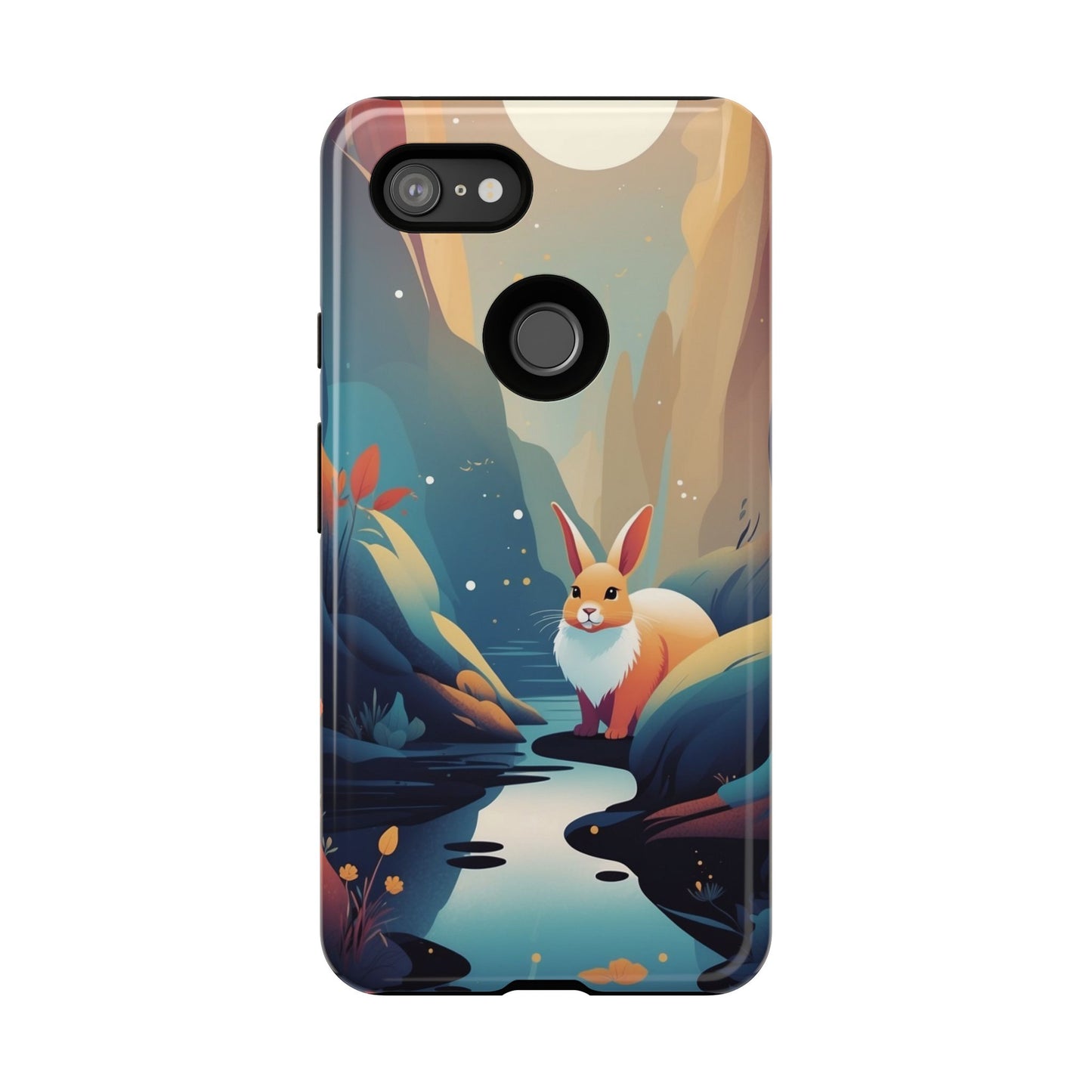 Stylised Rabbit Design Phone Case